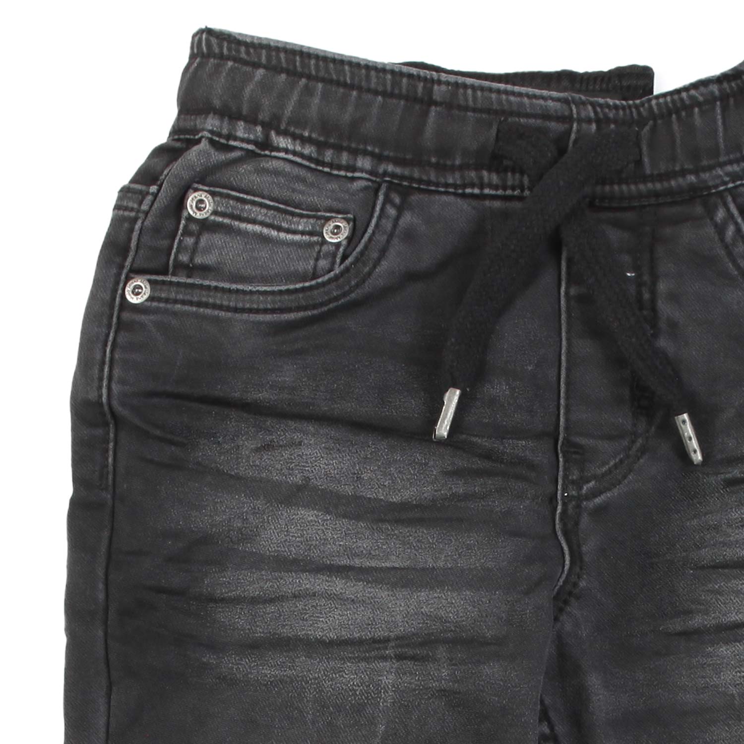 JEANS NO-GENDER NERO CON COULISSE - annameglio.com abbigliamento moda
