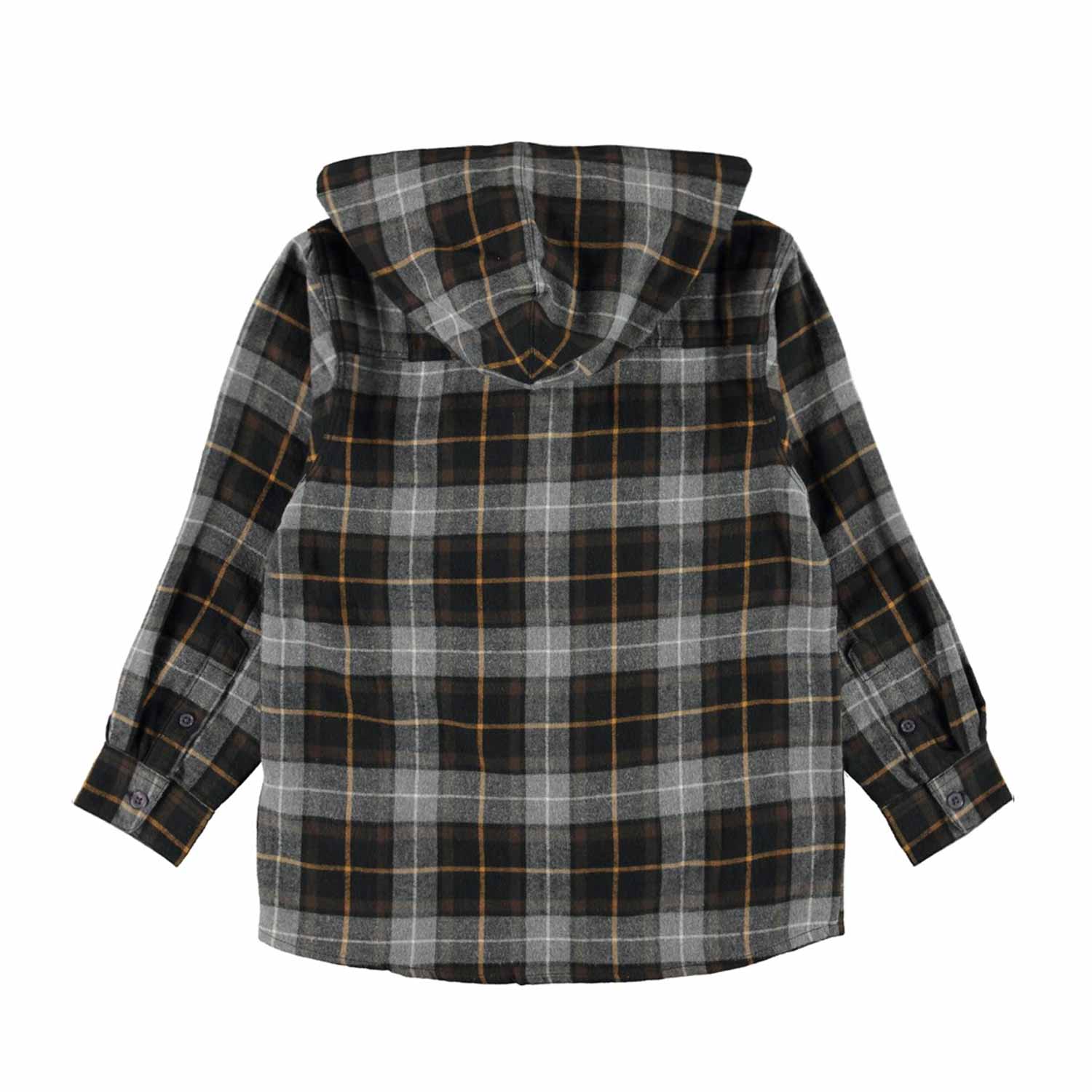 CAMICIA RIZZ GRIGIO CHECK BAMBINO E TEEN - annameglio.com abbigliamento moda