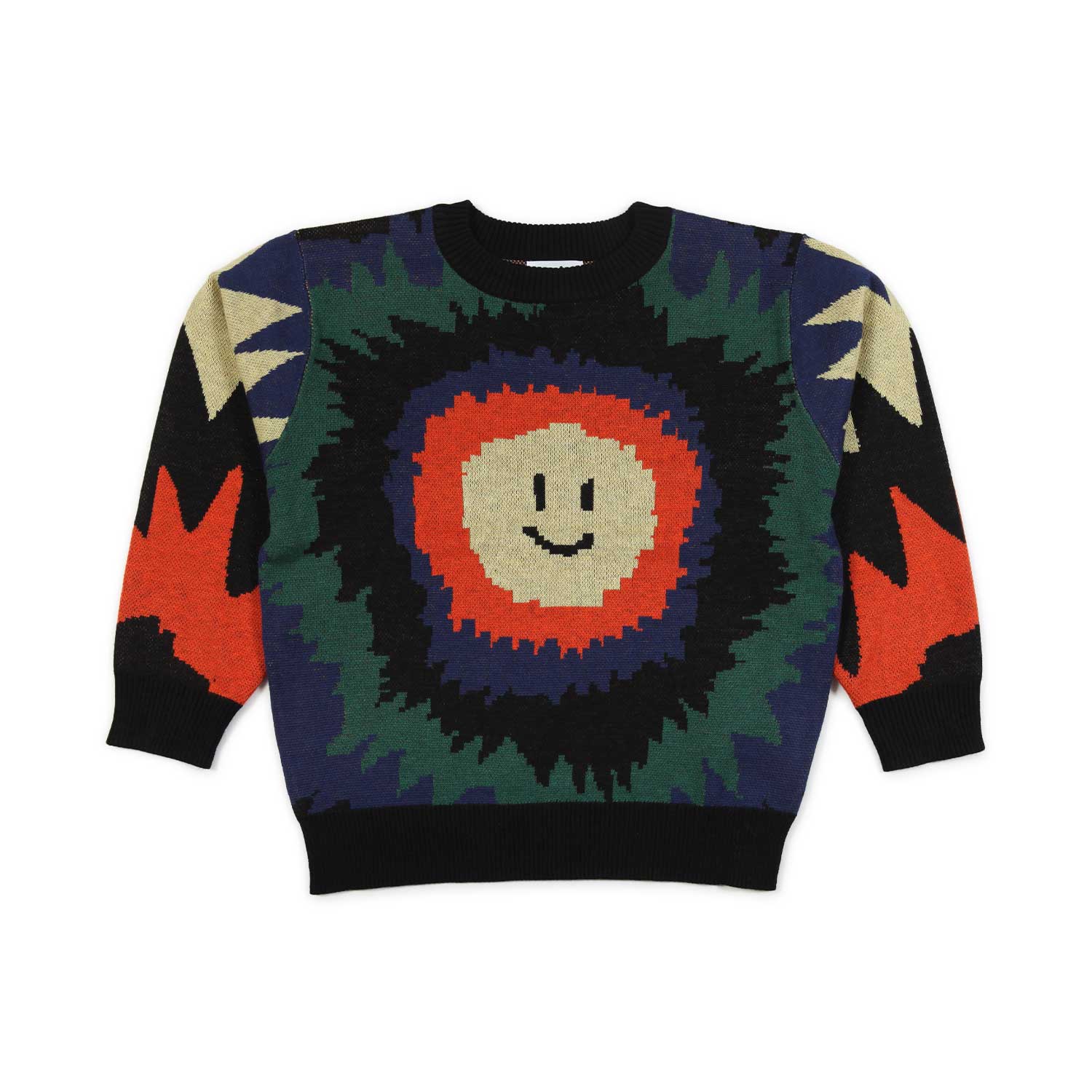 MAGLIONE MULTICOLOR CON SMILE BAMBINO E BAMBINA - annameglio.com abbigliamento moda