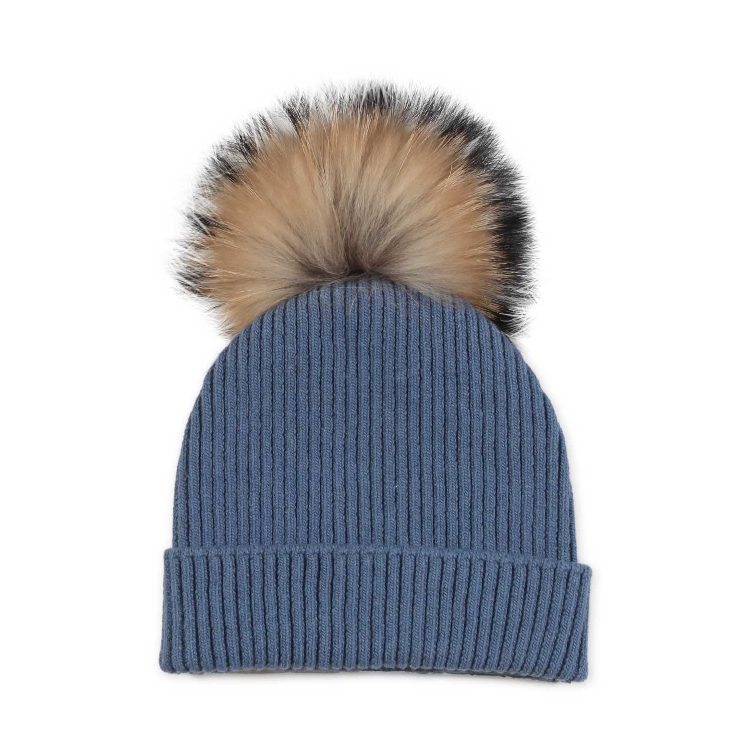 CAPPELLO AZZURRO DI LANA E NYLON BAMBINA E TEEN - annameglio.com abbigliamento moda