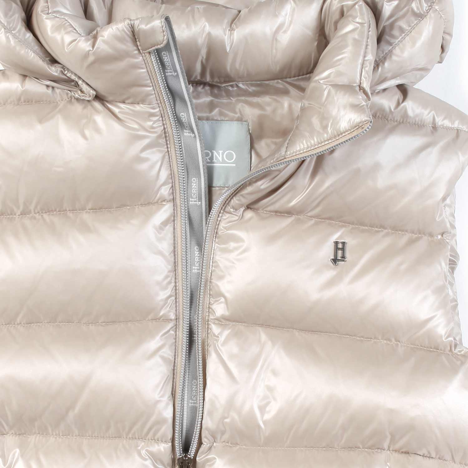 GILET BEIGE PERLATO BAMBINA E TEENAGER - annameglio.com abbigliamento moda