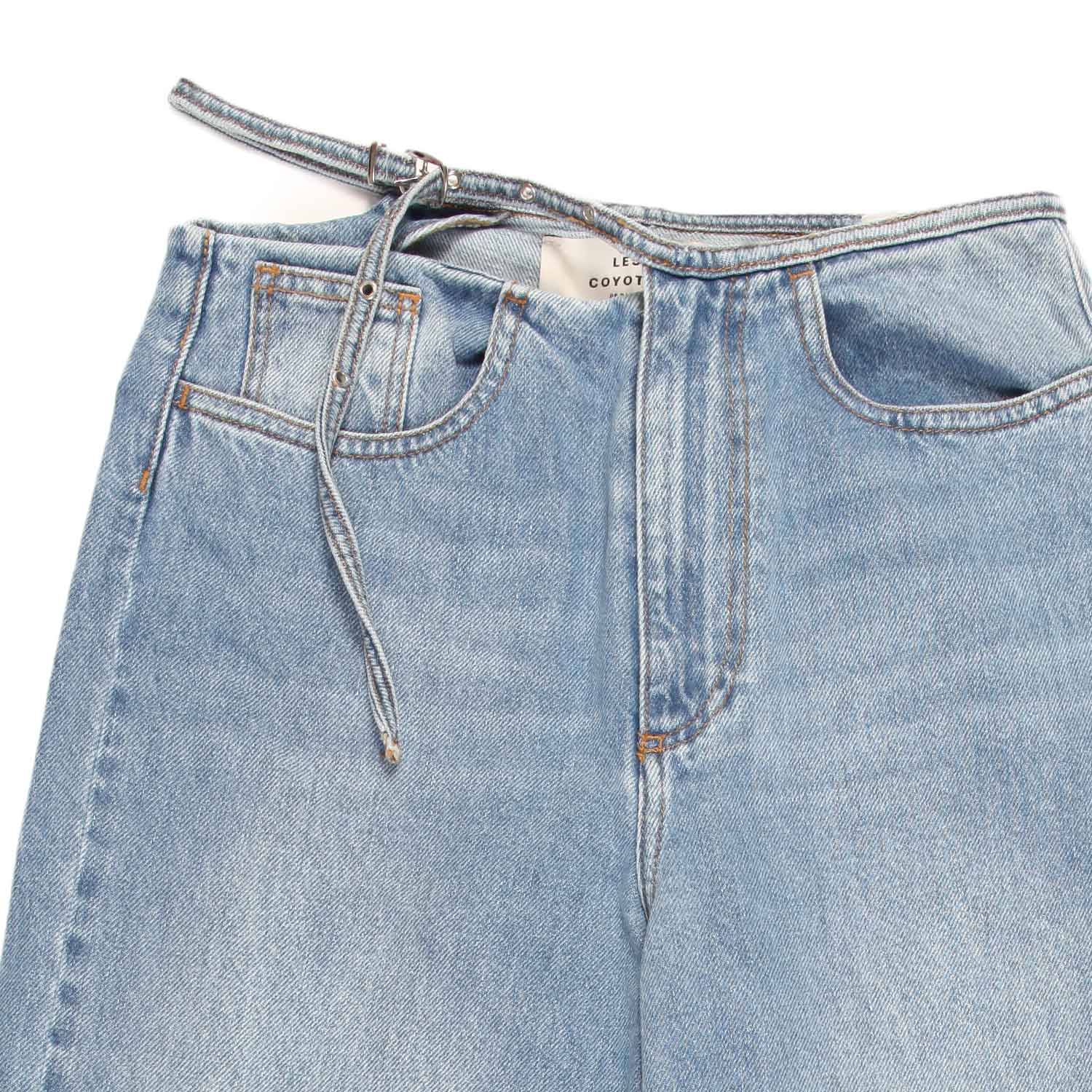 JEANS WIDE LEG JELINE CHIARO RAGAZZA - annameglio.com abbigliamento moda