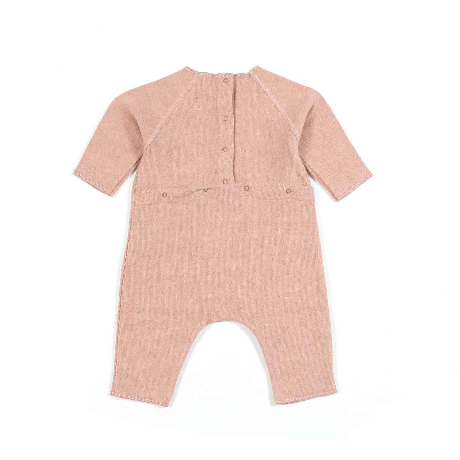 TUTINA ROSA CON STAMPA BIANCO NATURALE NEONATA - annameglio.com abbigliamento moda