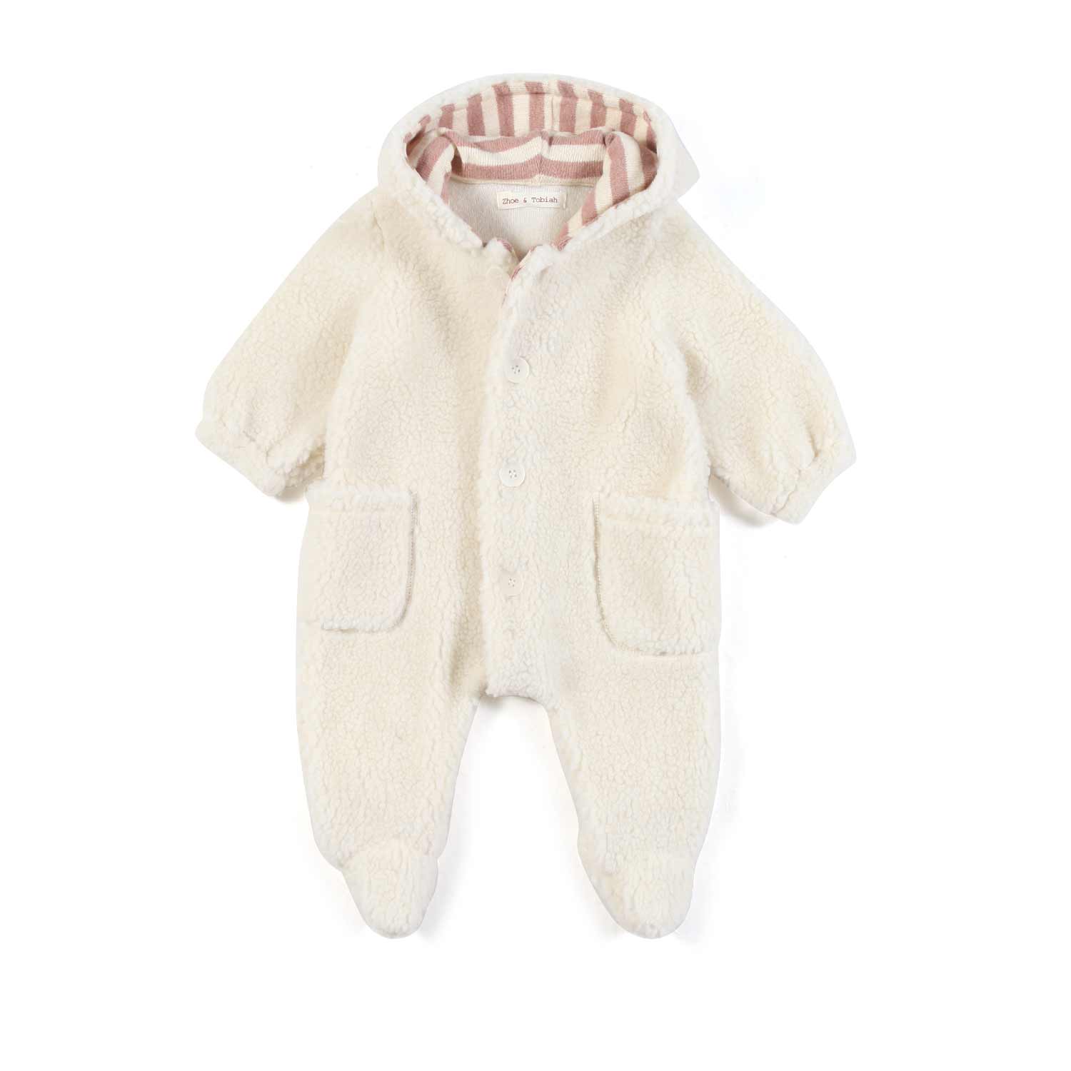 TUTINA SHERPA BIANCO NATURALE NEONATA - annameglio.com abbigliamento moda