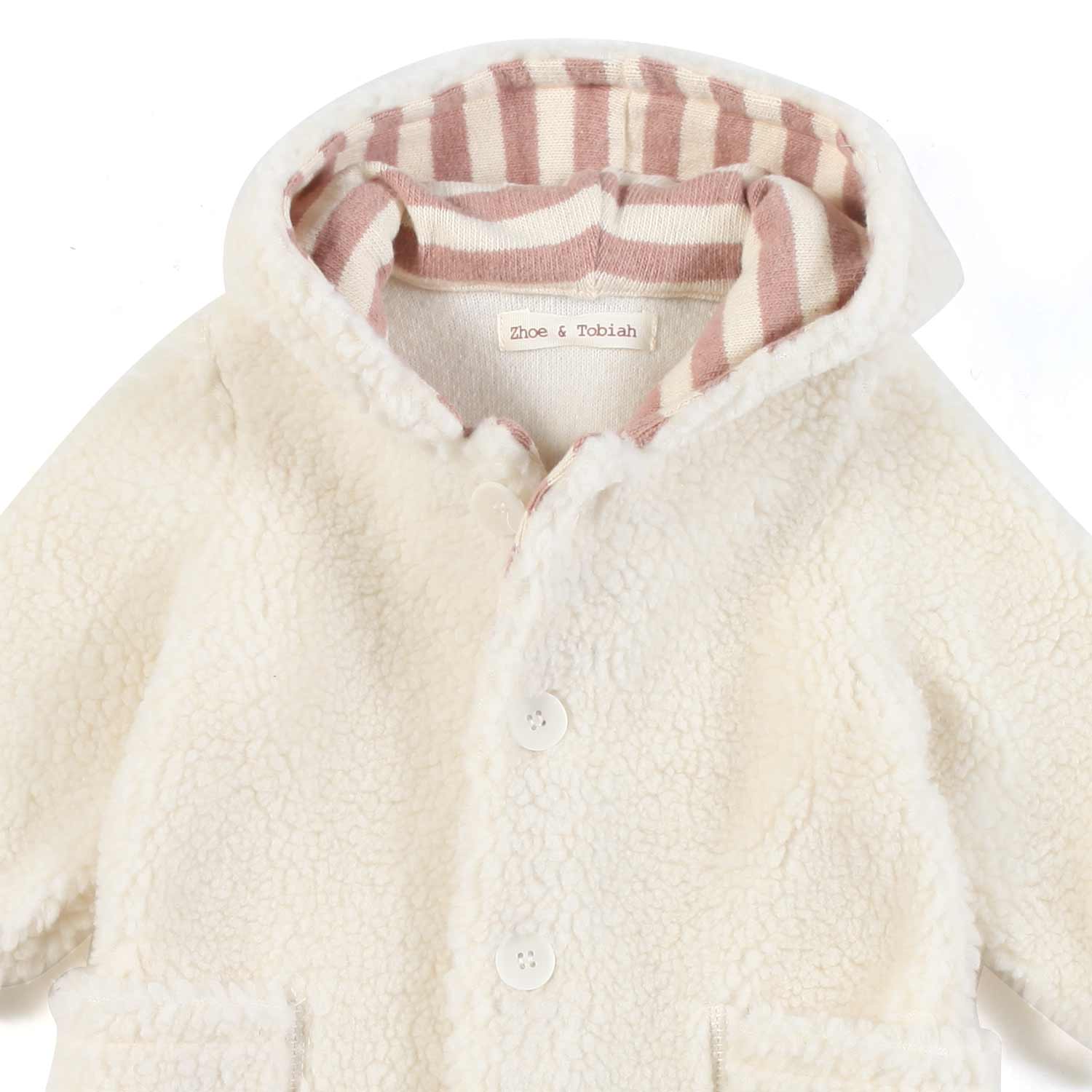 TUTINA SHERPA BIANCO NATURALE NEONATA - annameglio.com abbigliamento moda