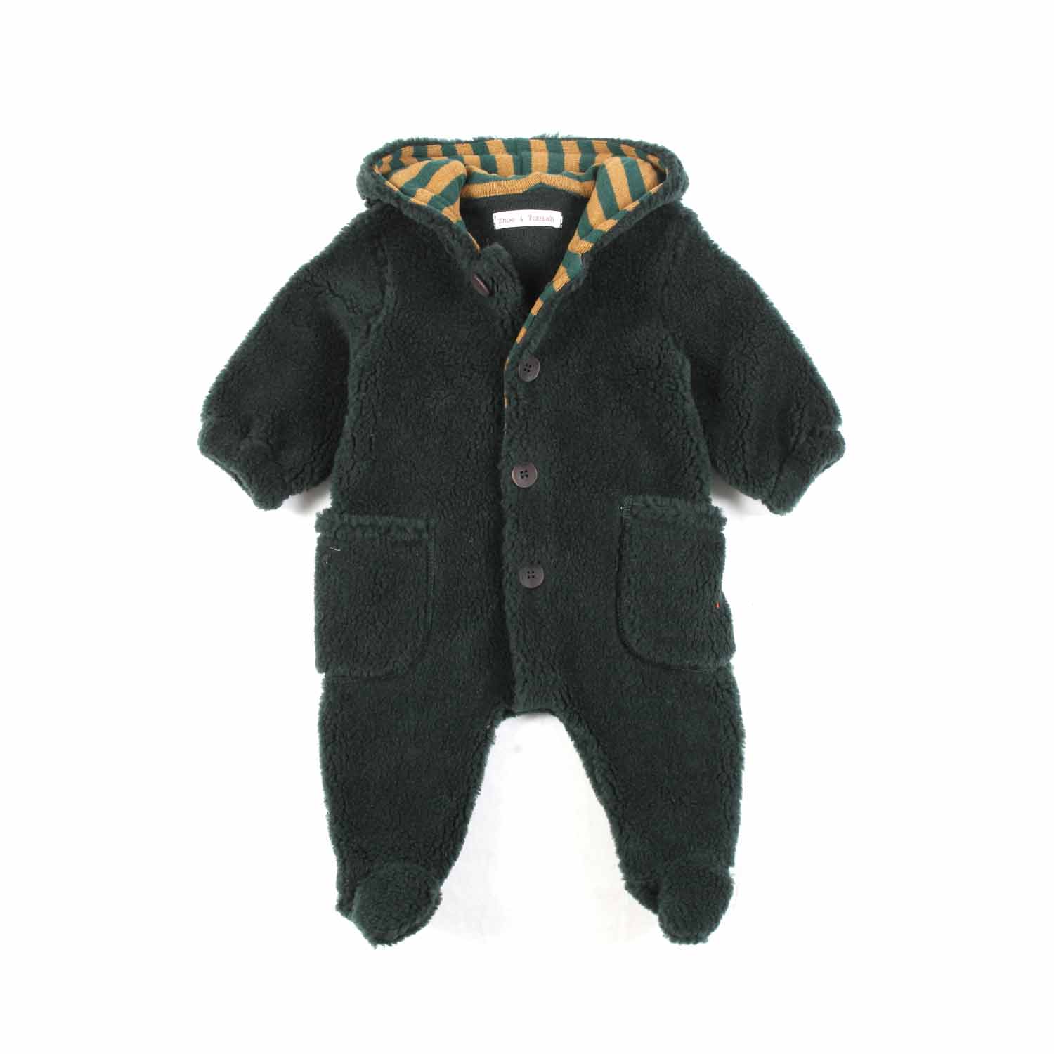 TUTINA SHERPA UNISEX VERDE BOTTIGLIA - annameglio.com abbigliamento moda