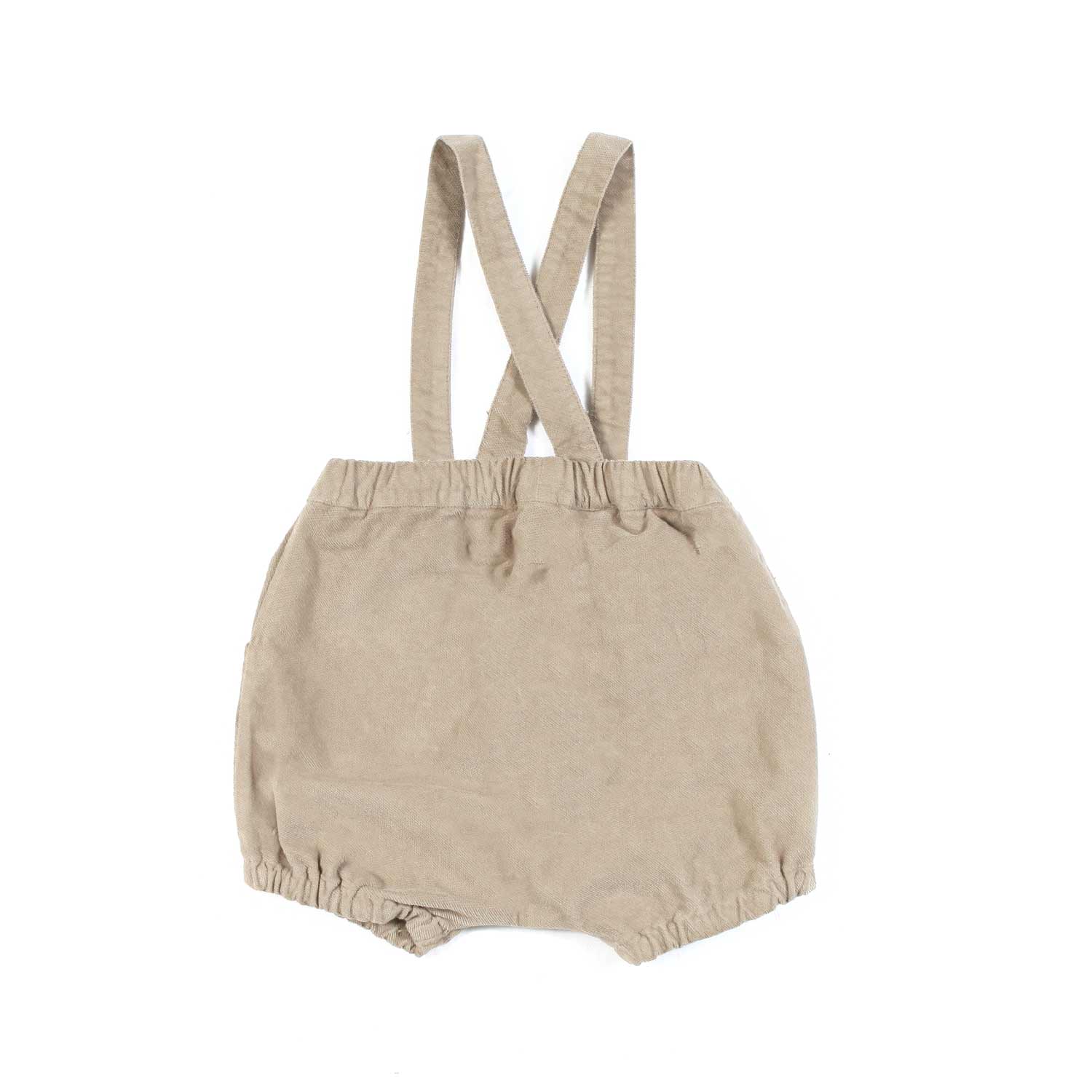 BLOOMERS VERDE OLIVA CON BRETELLE NEONATO - annameglio.com abbigliamento moda