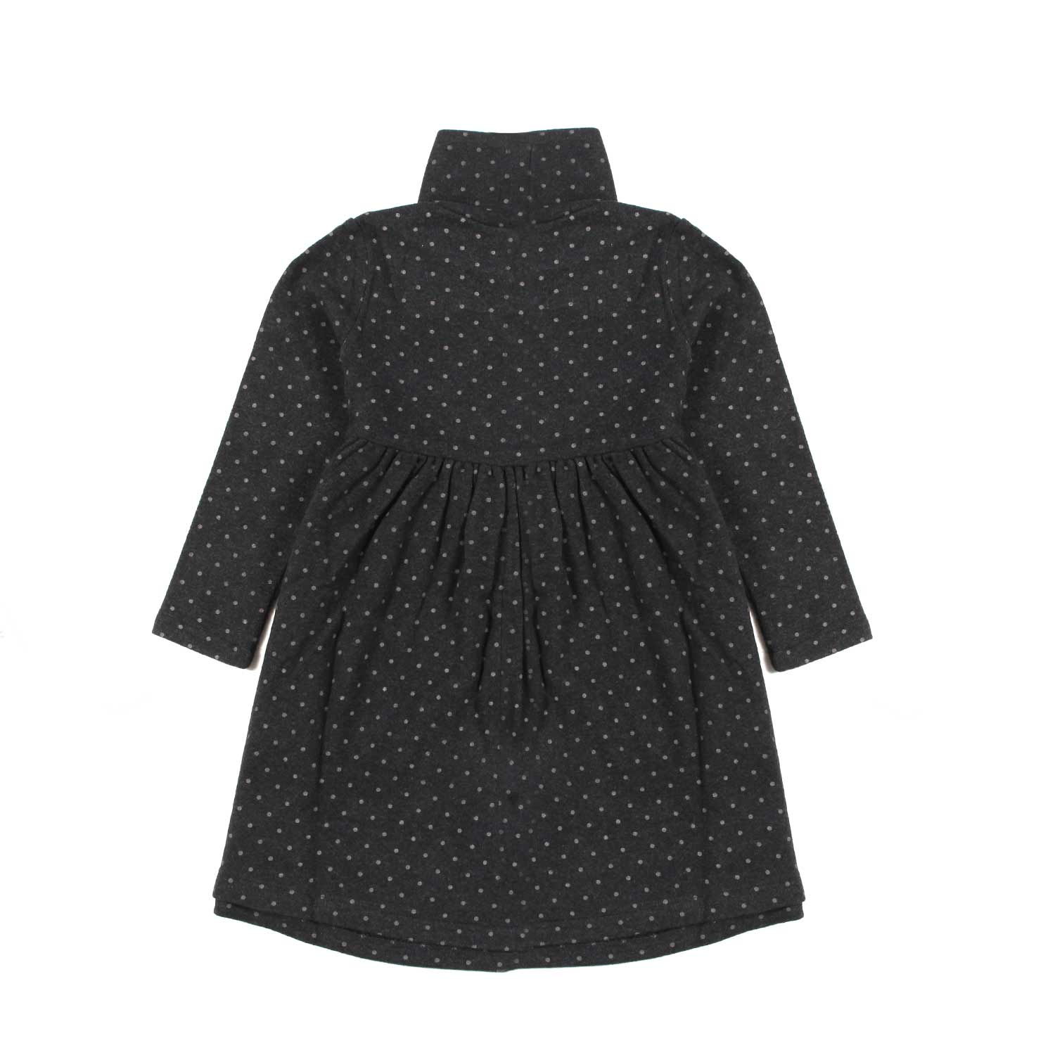 VESTITO ANTRACITE A POIS BAMBINA - annameglio.com abbigliamento moda