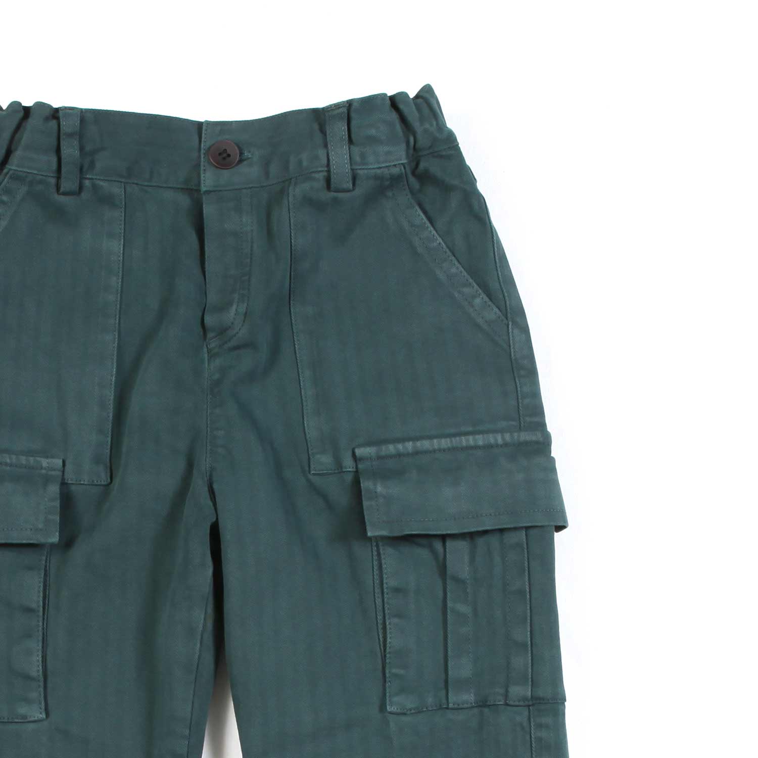 PANTALONE CARGO VERDE BAMBINO - annameglio.com abbigliamento moda