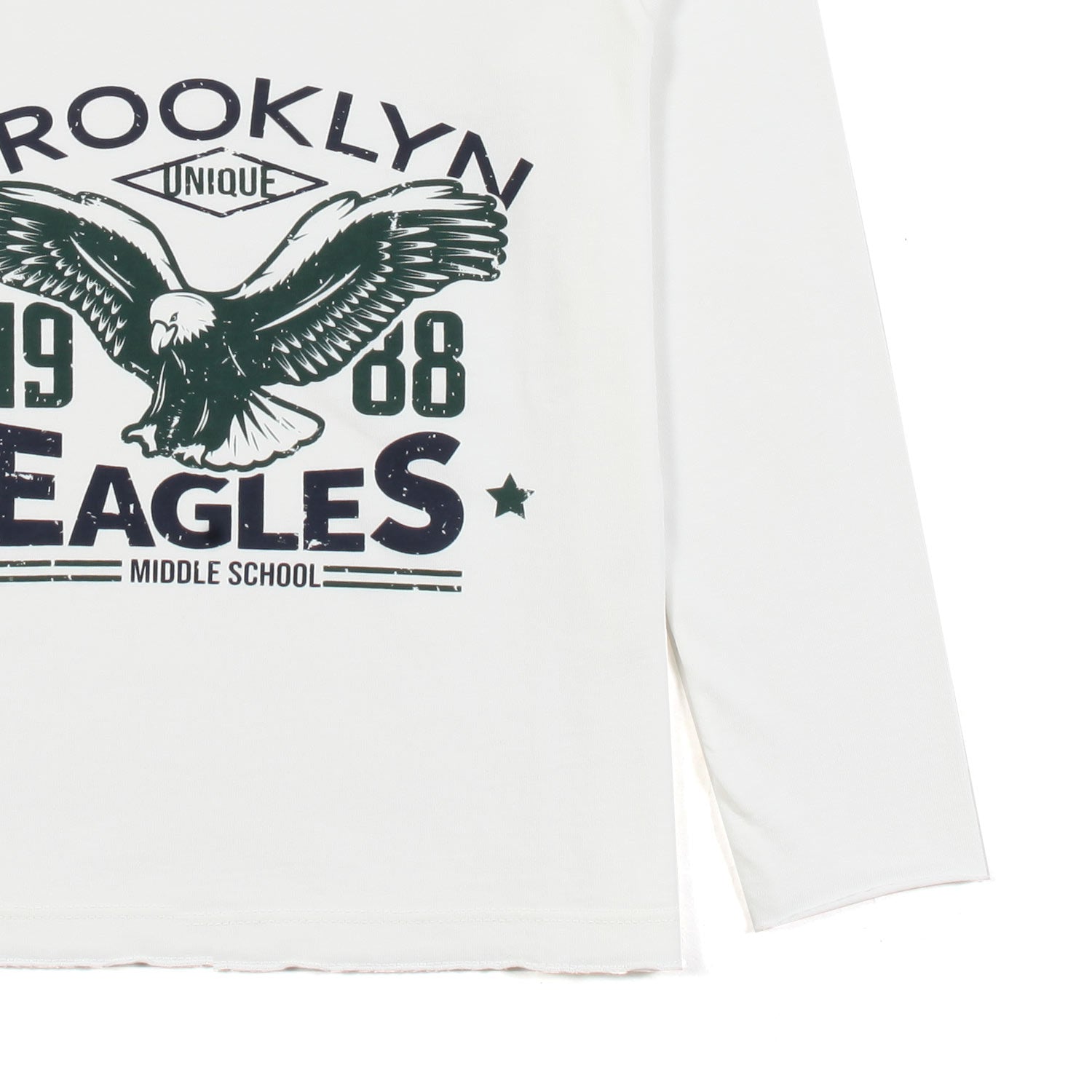 T-SHIRT MANICA LUNGA BIANCA BAMBINO - annameglio.com abbigliamento moda