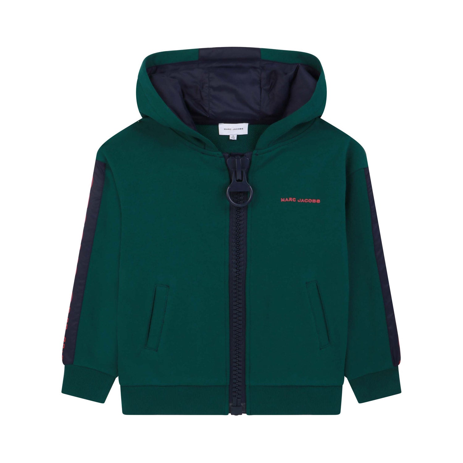 FELPA VERDE SCURO CON CAPPUCCIO BAMBINO - annameglio.com abbigliamento moda