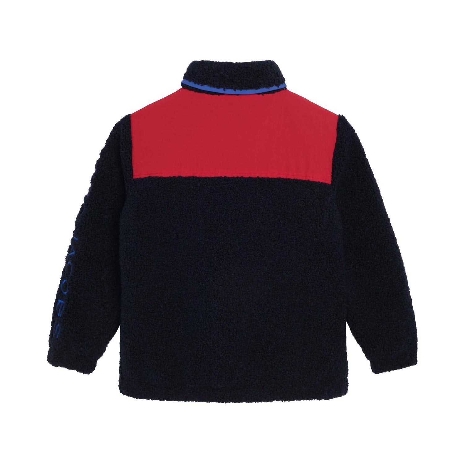 GIACCA DI PILE BLU SCURO E MULTICOLOR BAMBINO - annameglio.com abbigliamento moda