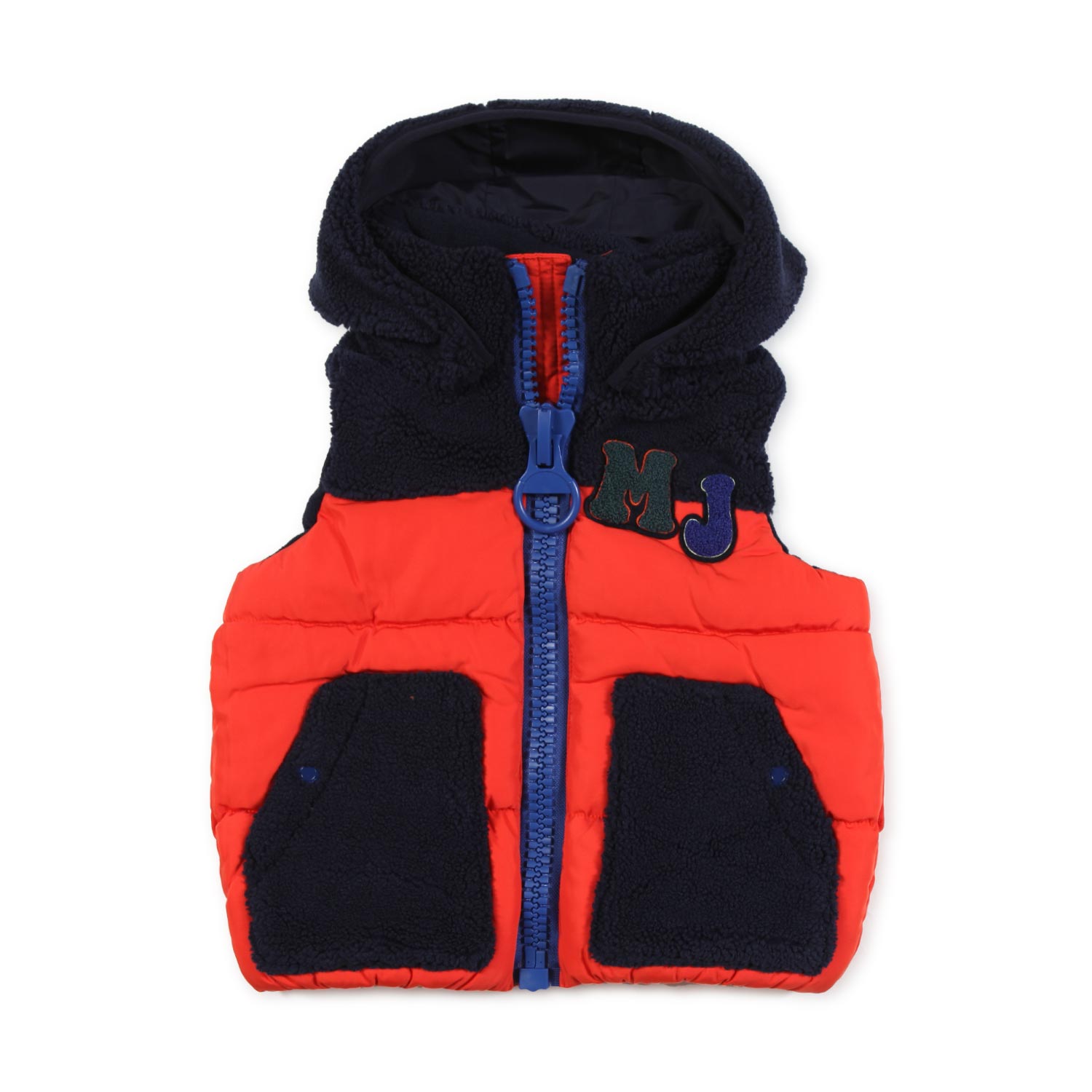 GILET ARANCIONE E BLU NAVY BAMBINO - annameglio.com abbigliamento moda