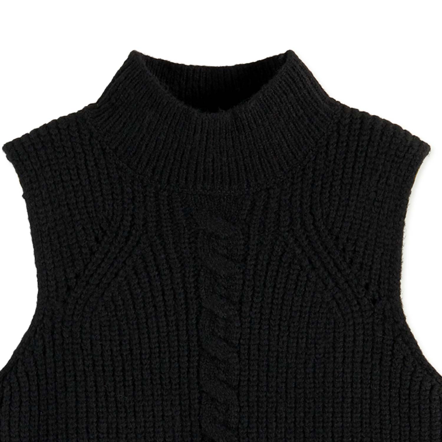 MAGLIONE SMANICATO NERO BAMBINA E RAGAZZA - annameglio.com abbigliamento moda