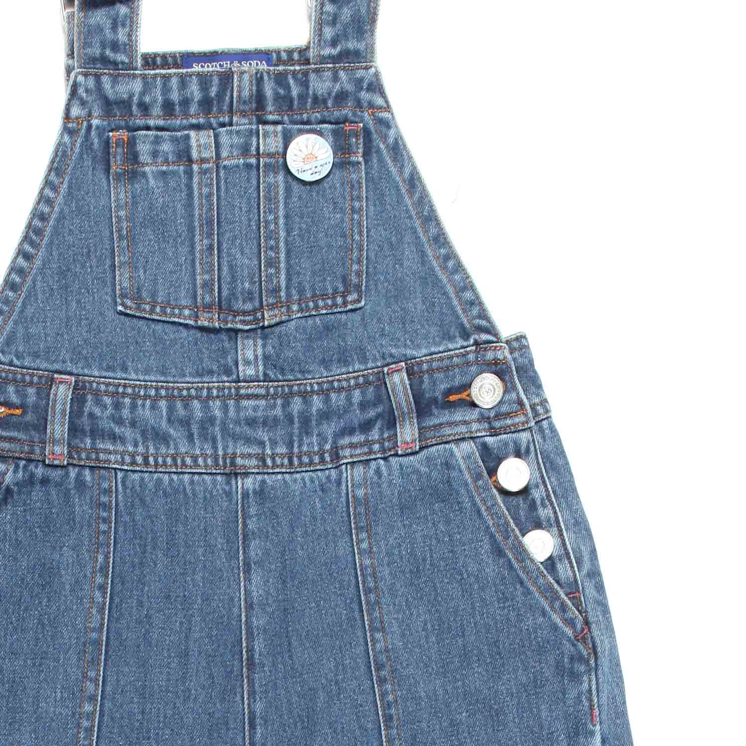 SALOPETTE DI JEANS CHIARO BAMBINA E TEEN - annameglio.com abbigliamento moda