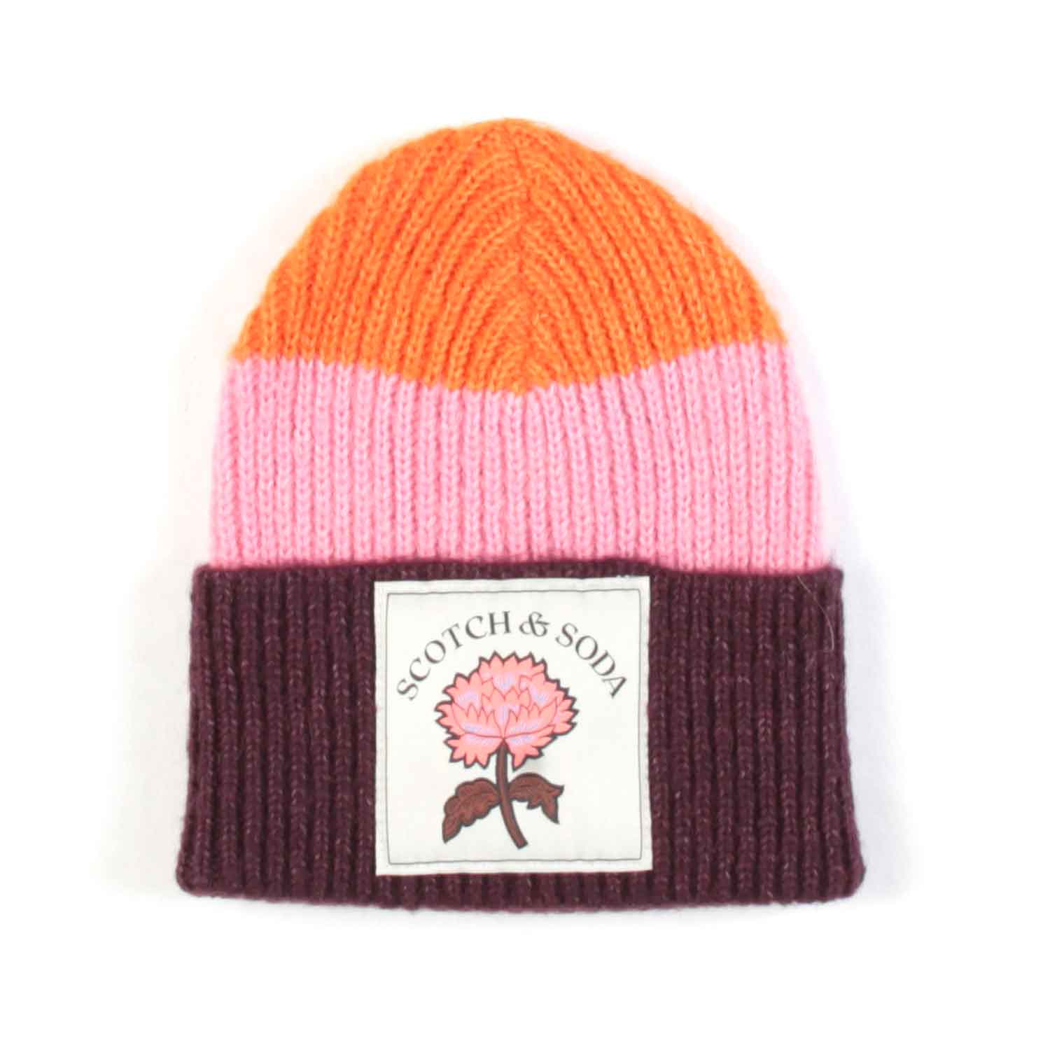 CAPPELLO ARANCIONE ROSA E VIOLA BAMBINA E TEEN - annameglio.com abbigliamento moda