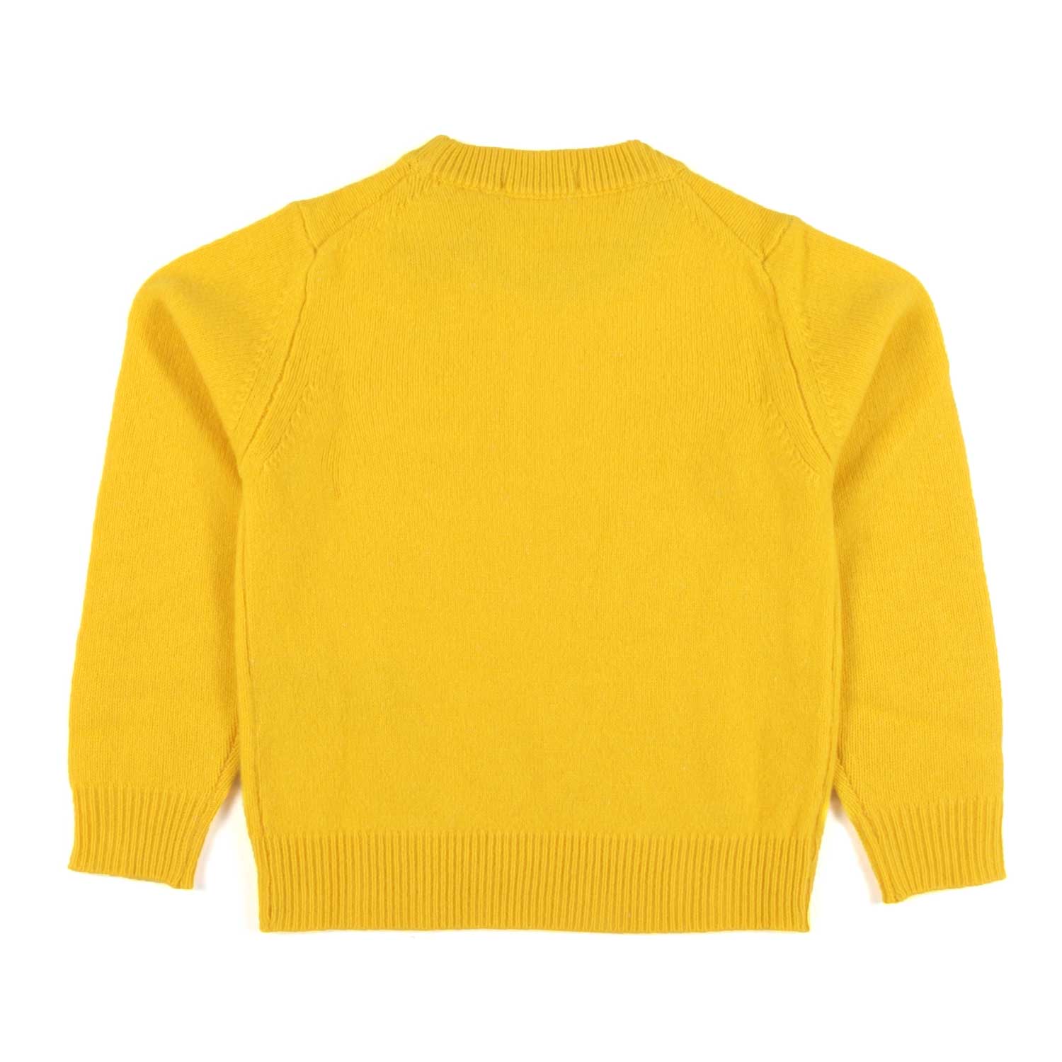 MAGLIONE UNISEX DI LANA GIALLO - annameglio.com abbigliamento moda