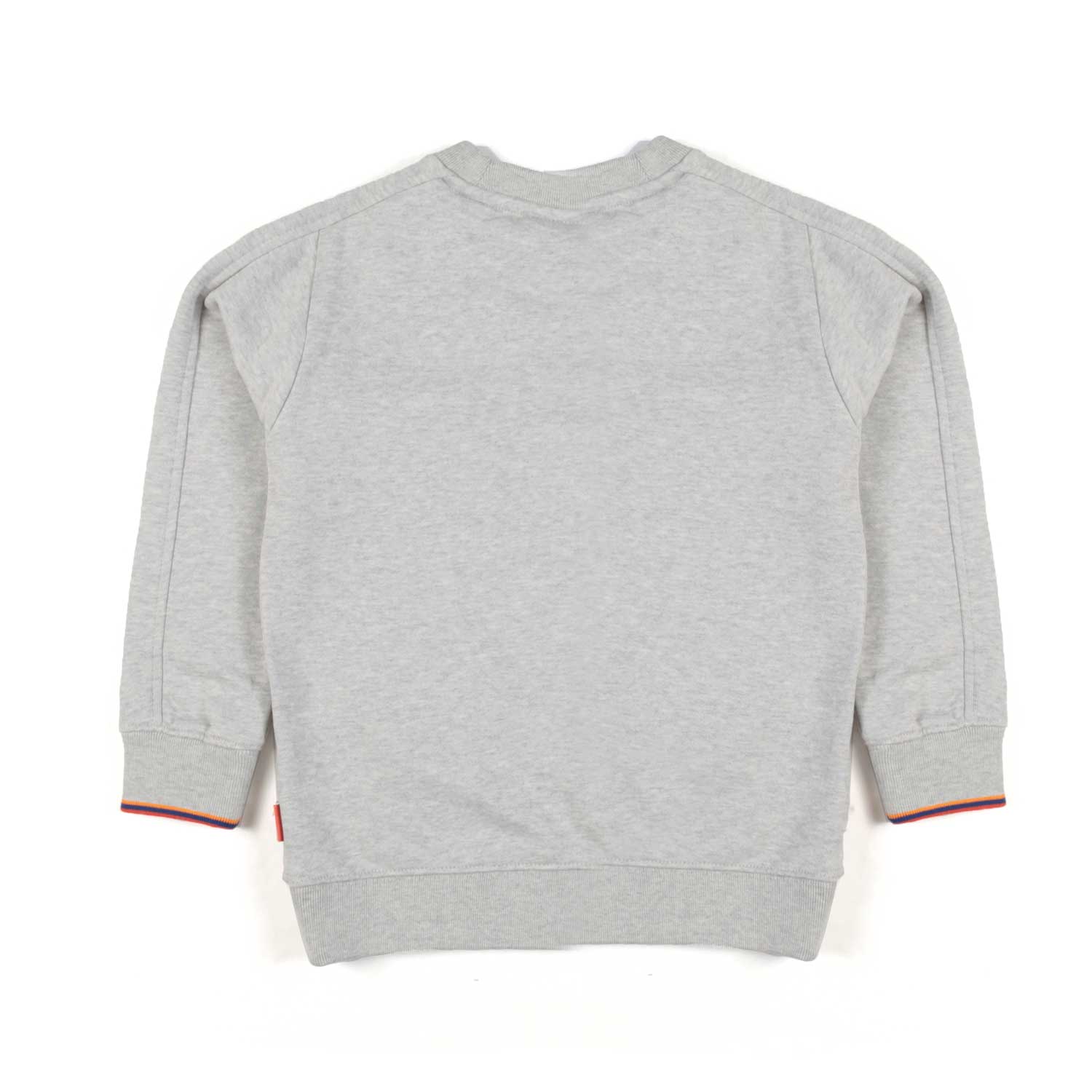 FELPA UNISEX GRIGIO CHIARO MELANGE - annameglio.com abbigliamento moda