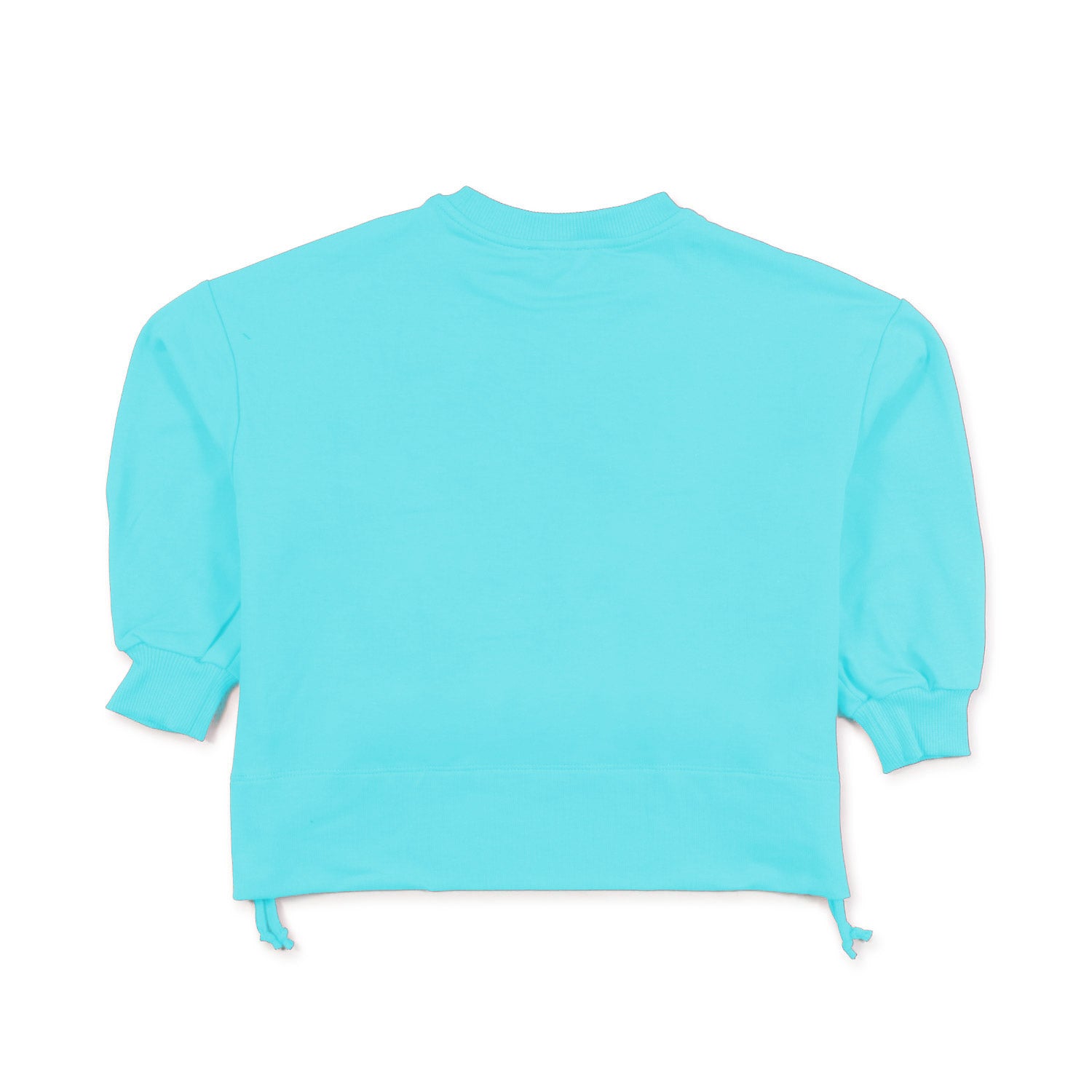 FELPA TURCHESE EYE STAR CON COULISSE BAMBINA - annameglio.com abbigliamento moda