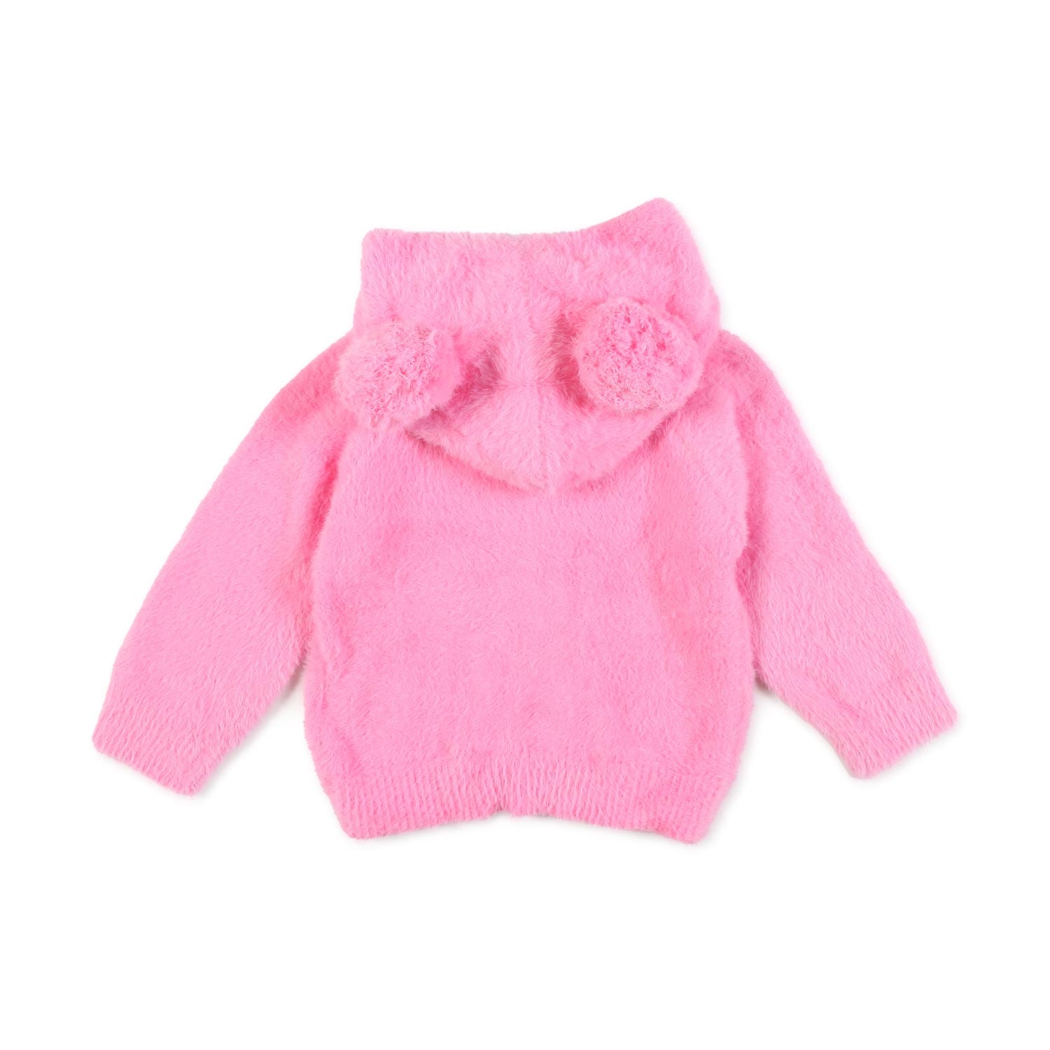 PULL EYE STAR FUCSIA CON CAPPUCCIO BIMBA - annameglio.com abbigliamento moda
