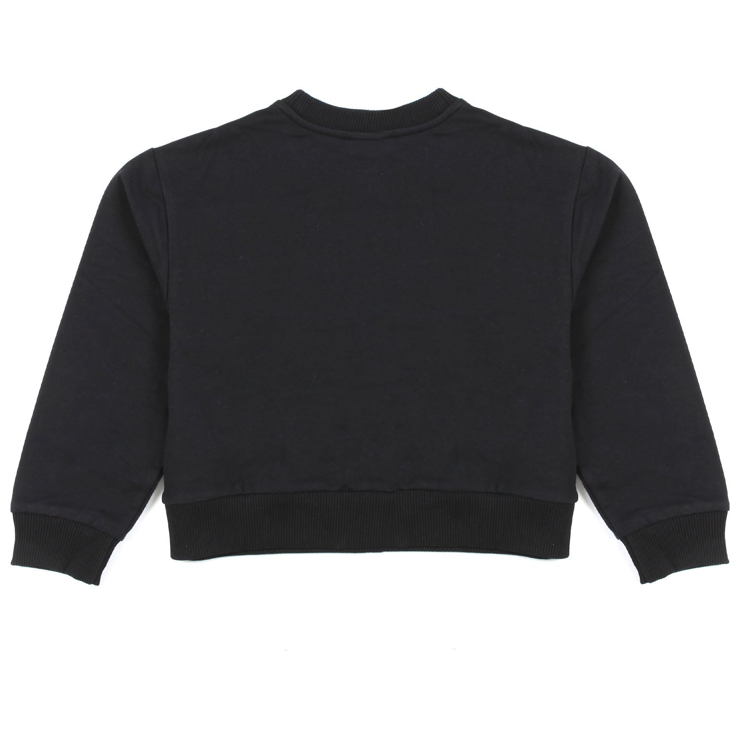 FELPA NERA CON RICAMI EYE STAR BAMBINA - annameglio.com abbigliamento moda