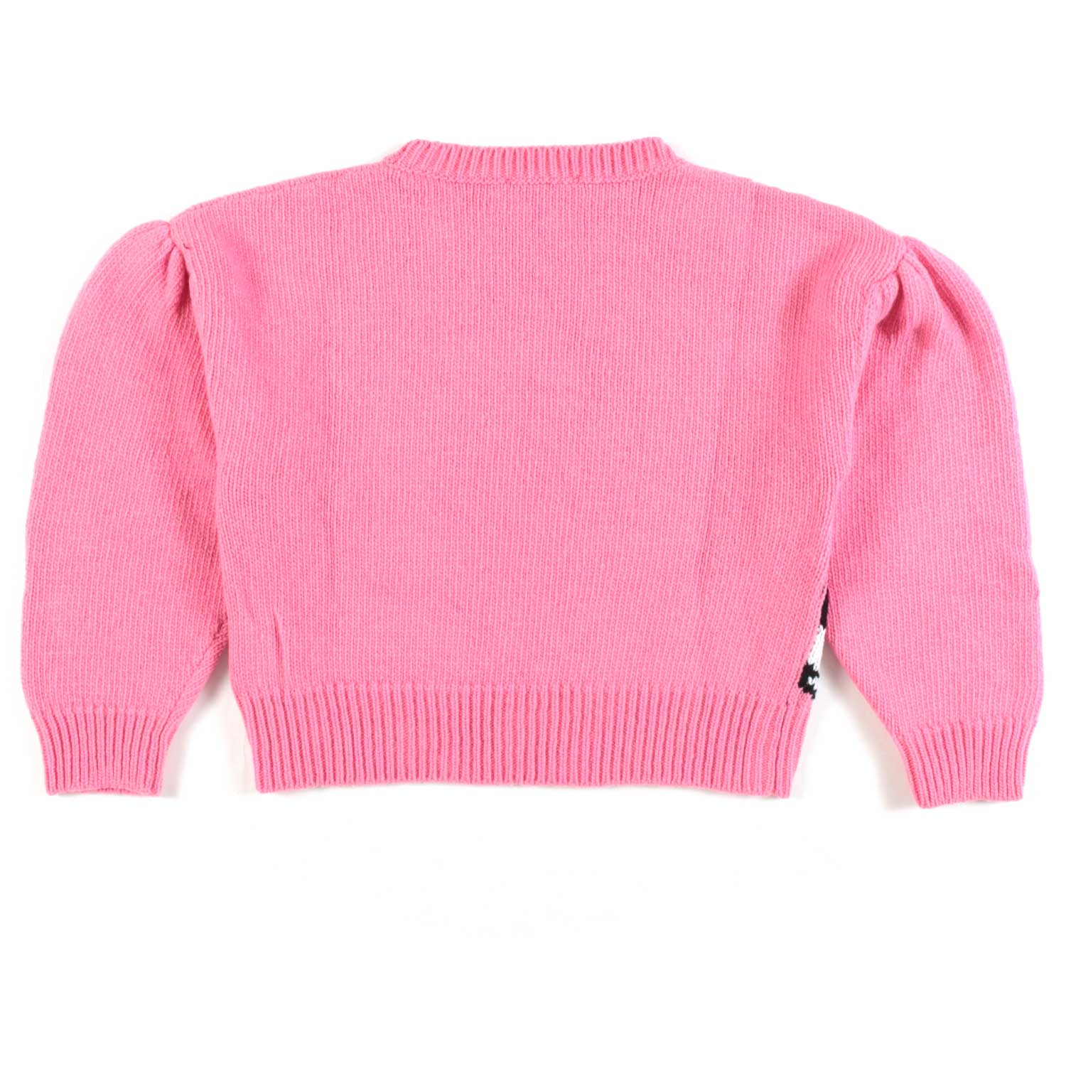 PULLOVER CROPPED FUCSIA CON MINNIE E TOPOLINO - annameglio.com abbigliamento moda