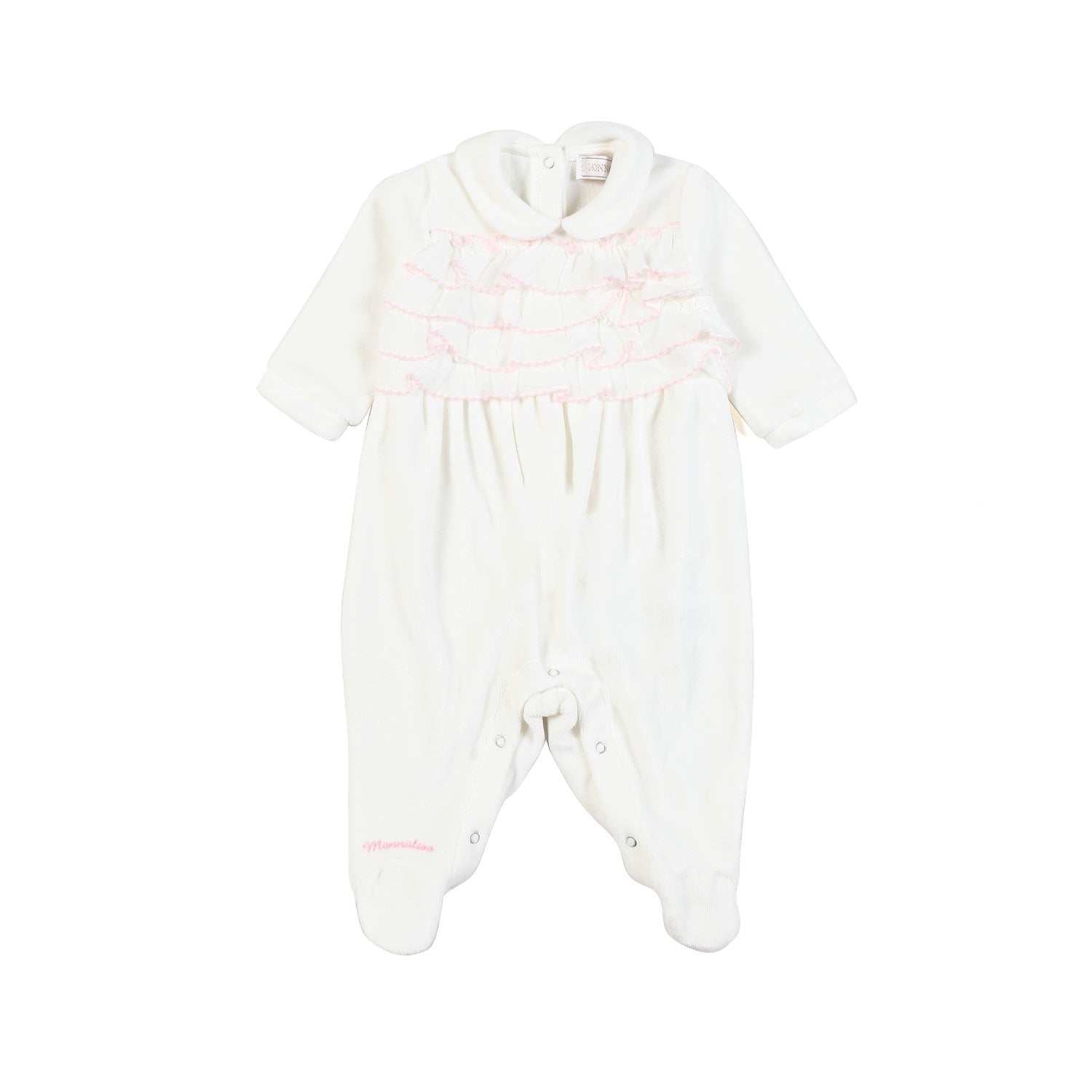 TUTINA CINIGLIA PANNA E ROSA CON ROUCHES - annameglio.com abbigliamento moda