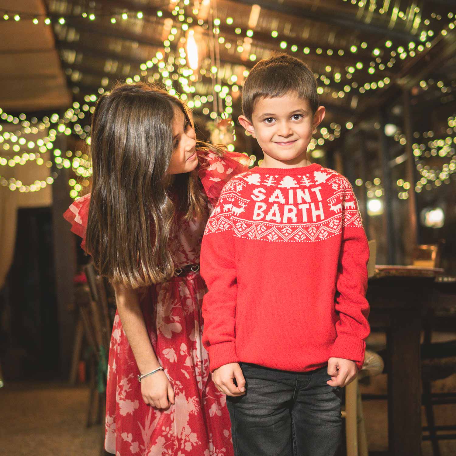 ABITO TULLE RAMAGE ROSSO BAMBINA - annameglio.com abbigliamento moda