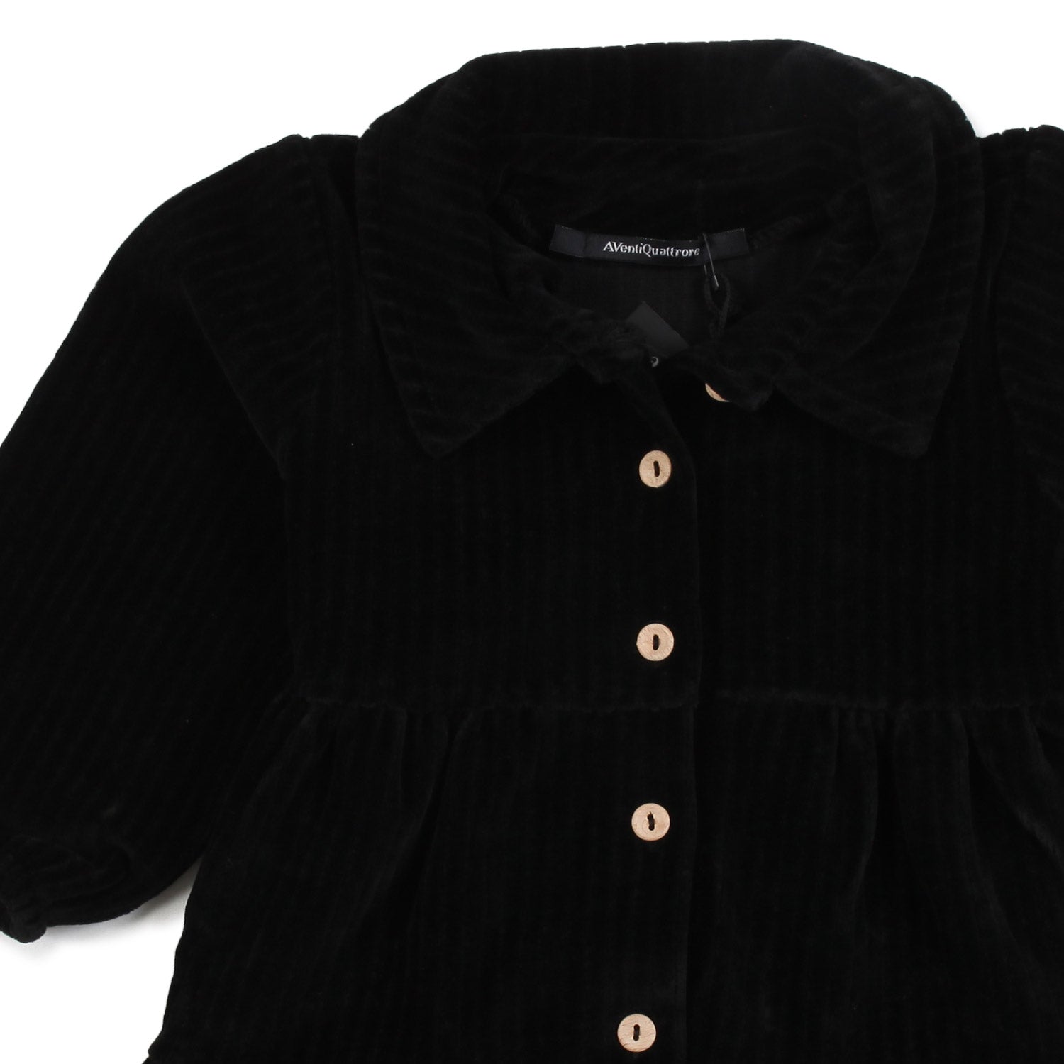 ABITO DI VELLUTO NERO BIMBA - annameglio.com abbigliamento moda