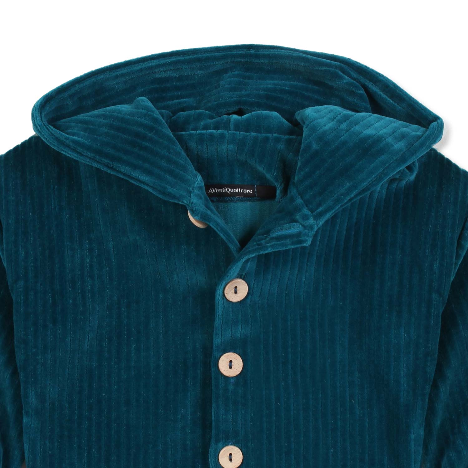 CARDIGAN OTTANIO DI VELLUTO CON CAPPUCCIO - annameglio.com abbigliamento moda