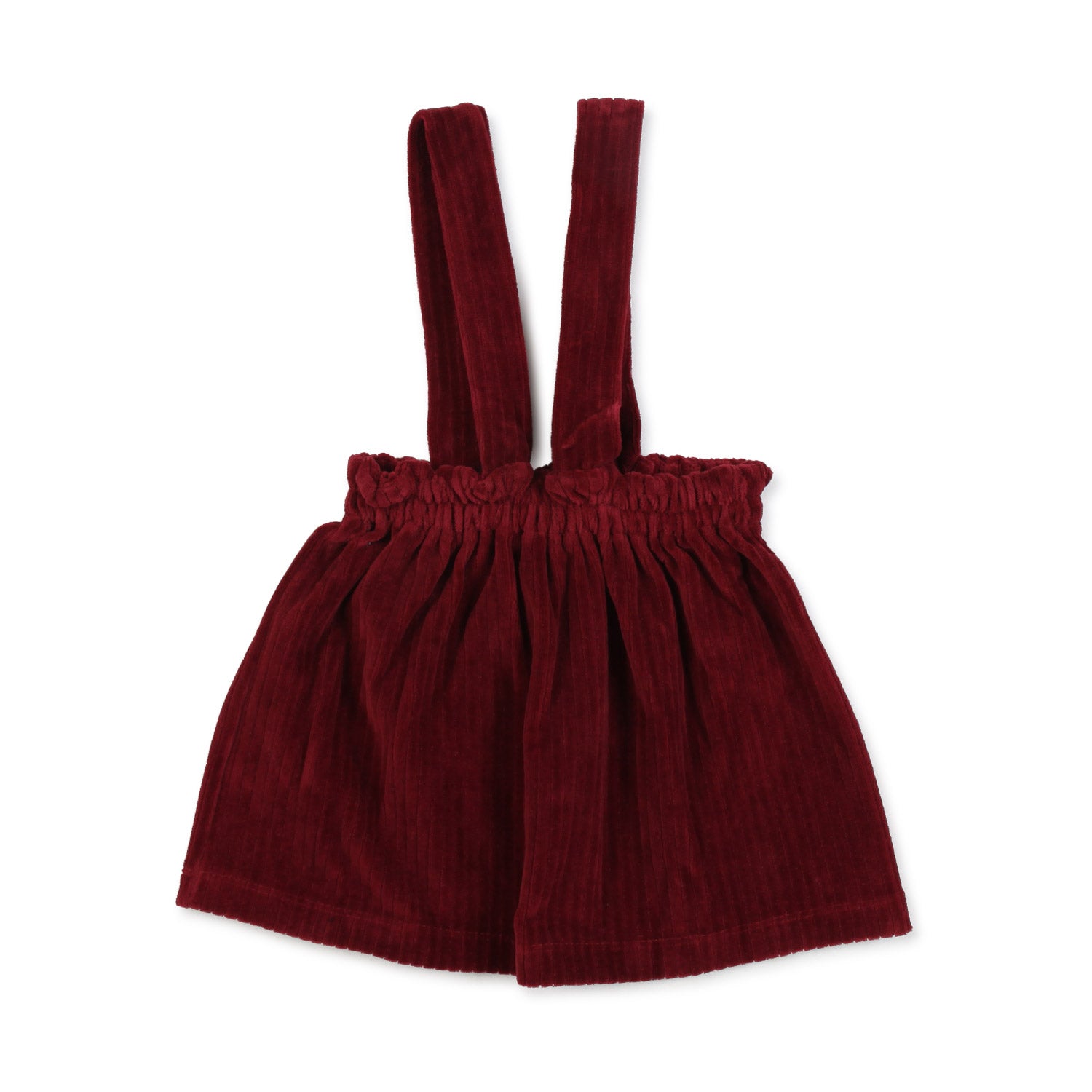 GONNA SALOPETTE BORDEAUX DI VELLUTO BIMBA - annameglio.com abbigliamento moda