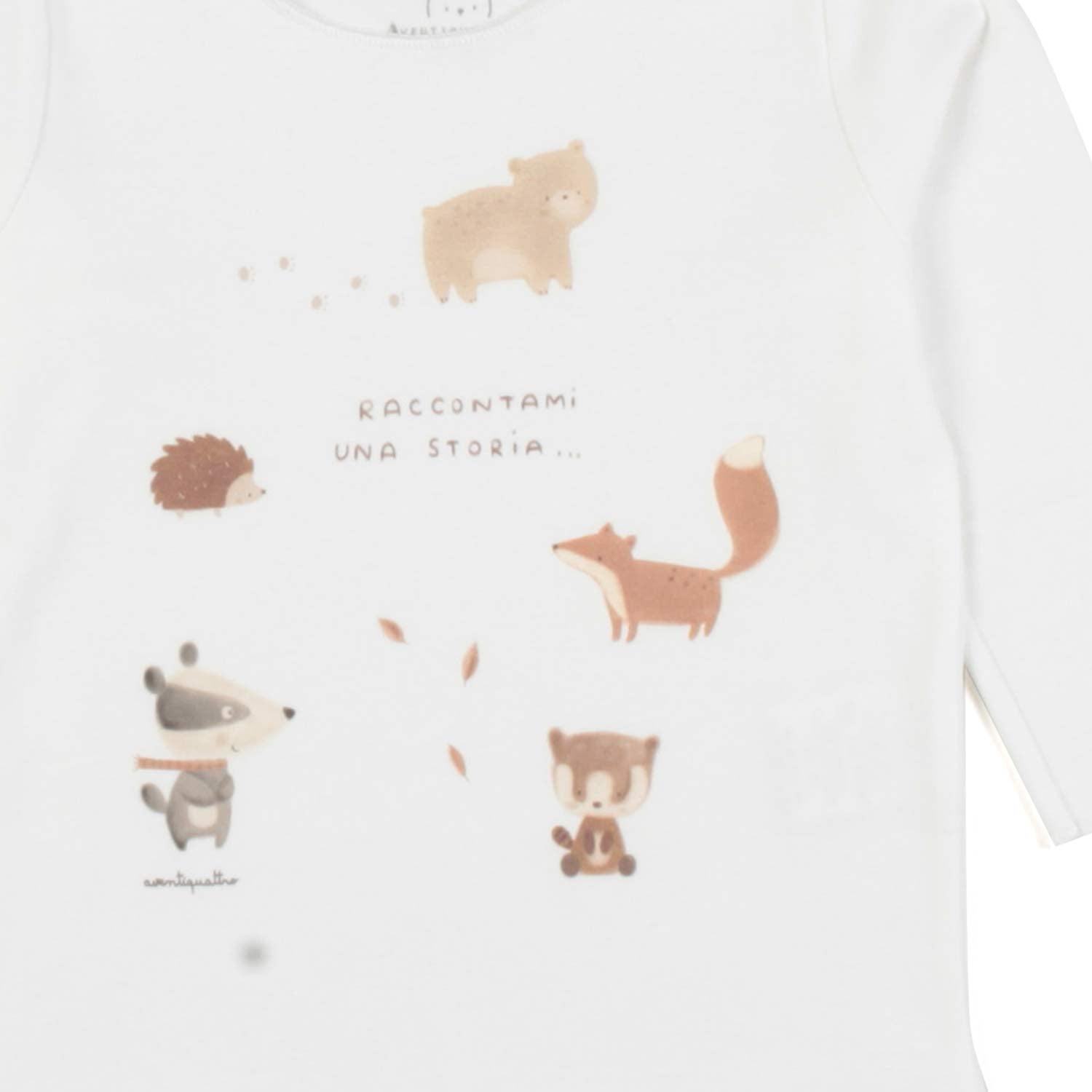 T-SHIRT BIANCA CON STAMPA ANIMALETTI BIMBO E BIMBA - annameglio.com abbigliamento moda