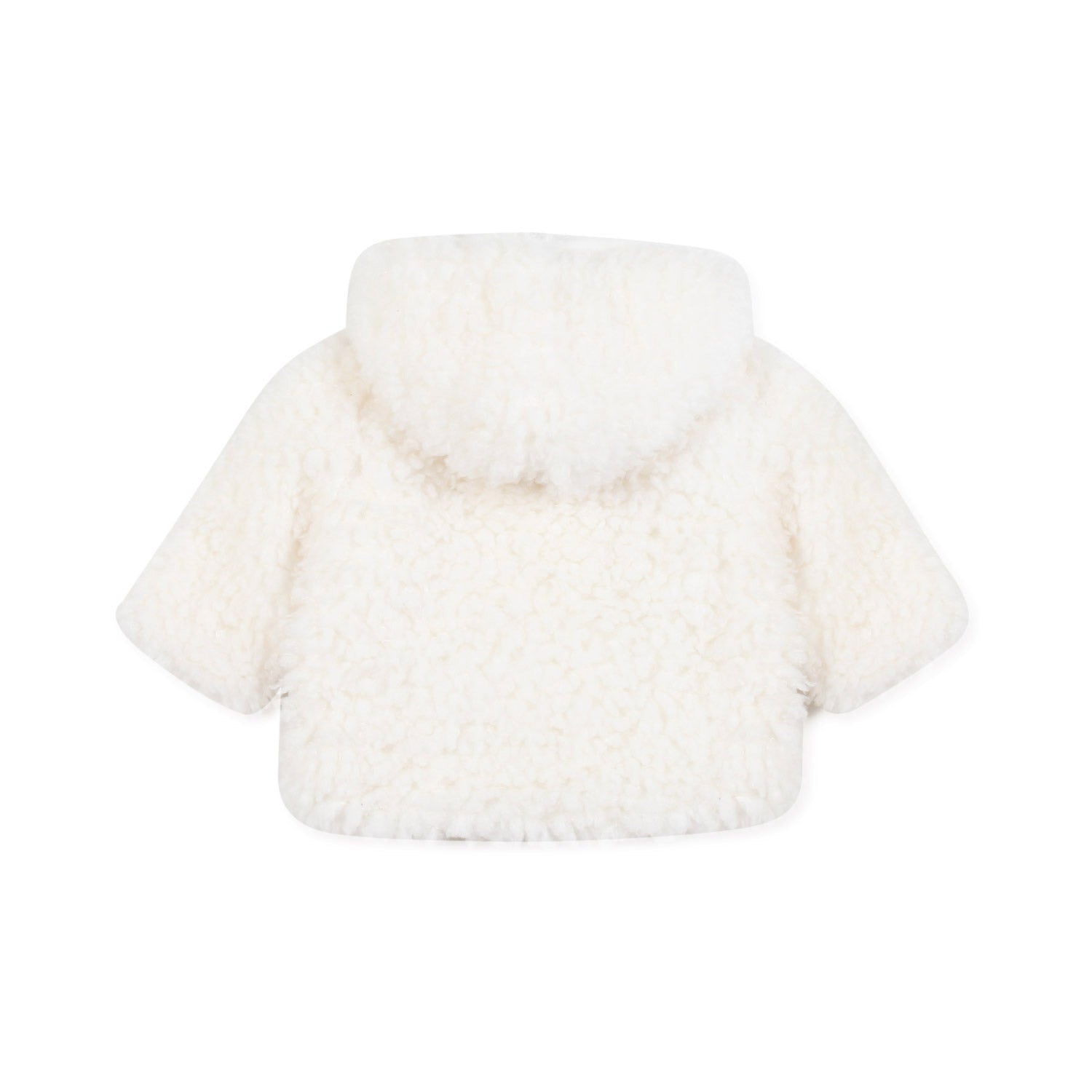CAPPOTTINO BOUCLE BIANCO LATTE BIMBO E BIMBA - annameglio.com abbigliamento moda
