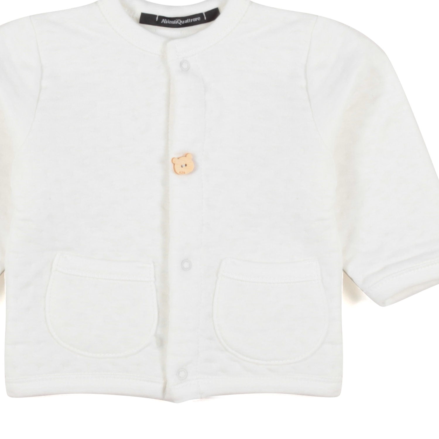 CARDIGAN BIANCO BIMBO E BIMBA - annameglio.com abbigliamento moda