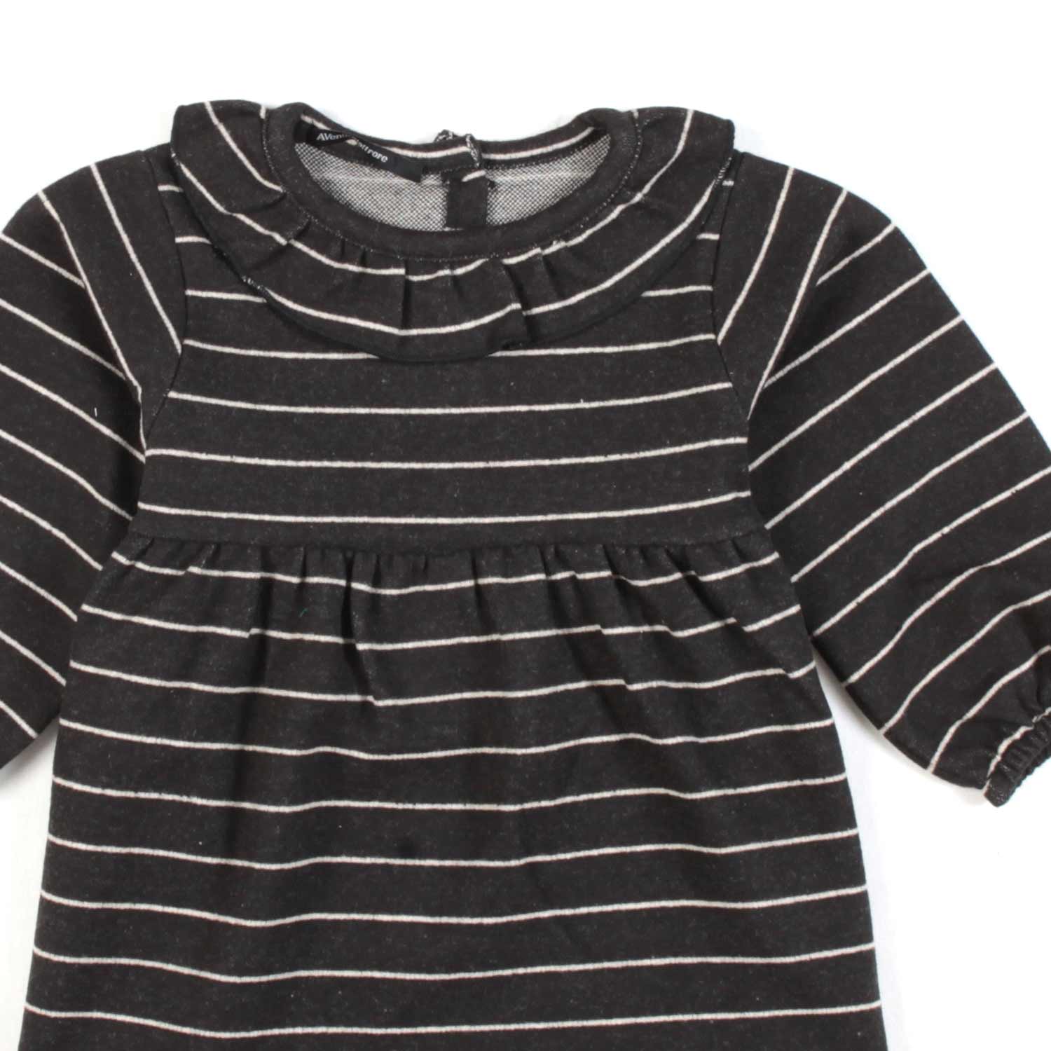 ABITO GRAFITE E BEIGE A RIGHE BIMBA - annameglio.com abbigliamento moda