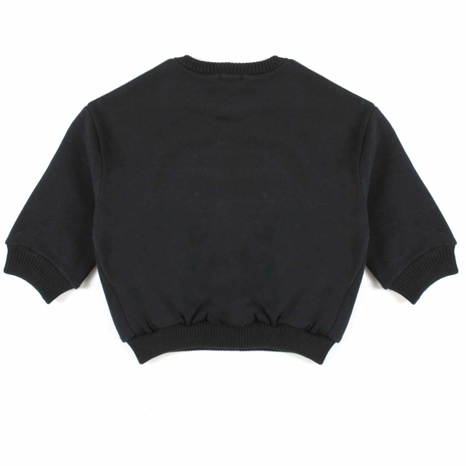 FELPA GIROCOLLO NERA BAMBINO E BAMBINA - annameglio.com abbigliamento moda
