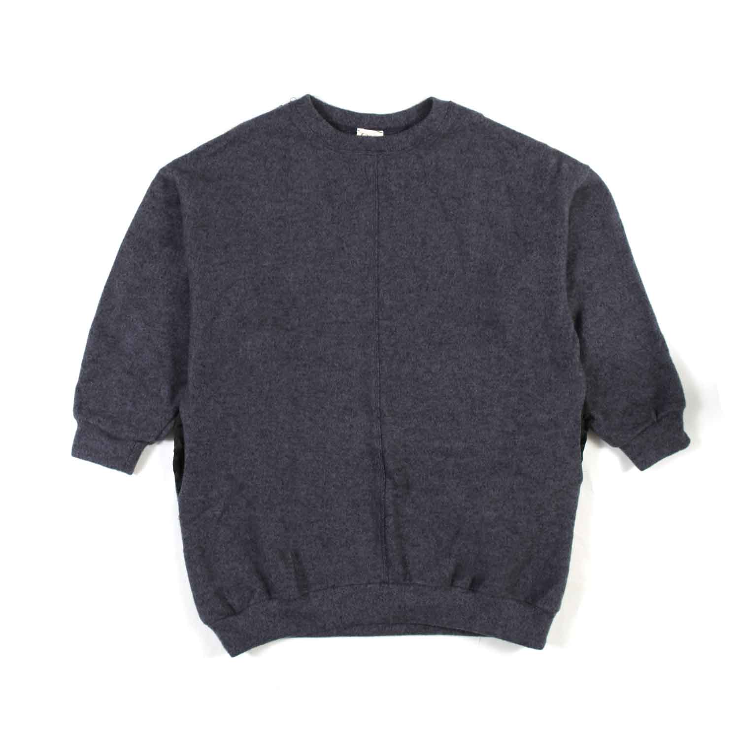 MAXI-MAGLIA GRIGIO PIOMBO BAMBINA E TEEN - annameglio.com abbigliamento moda