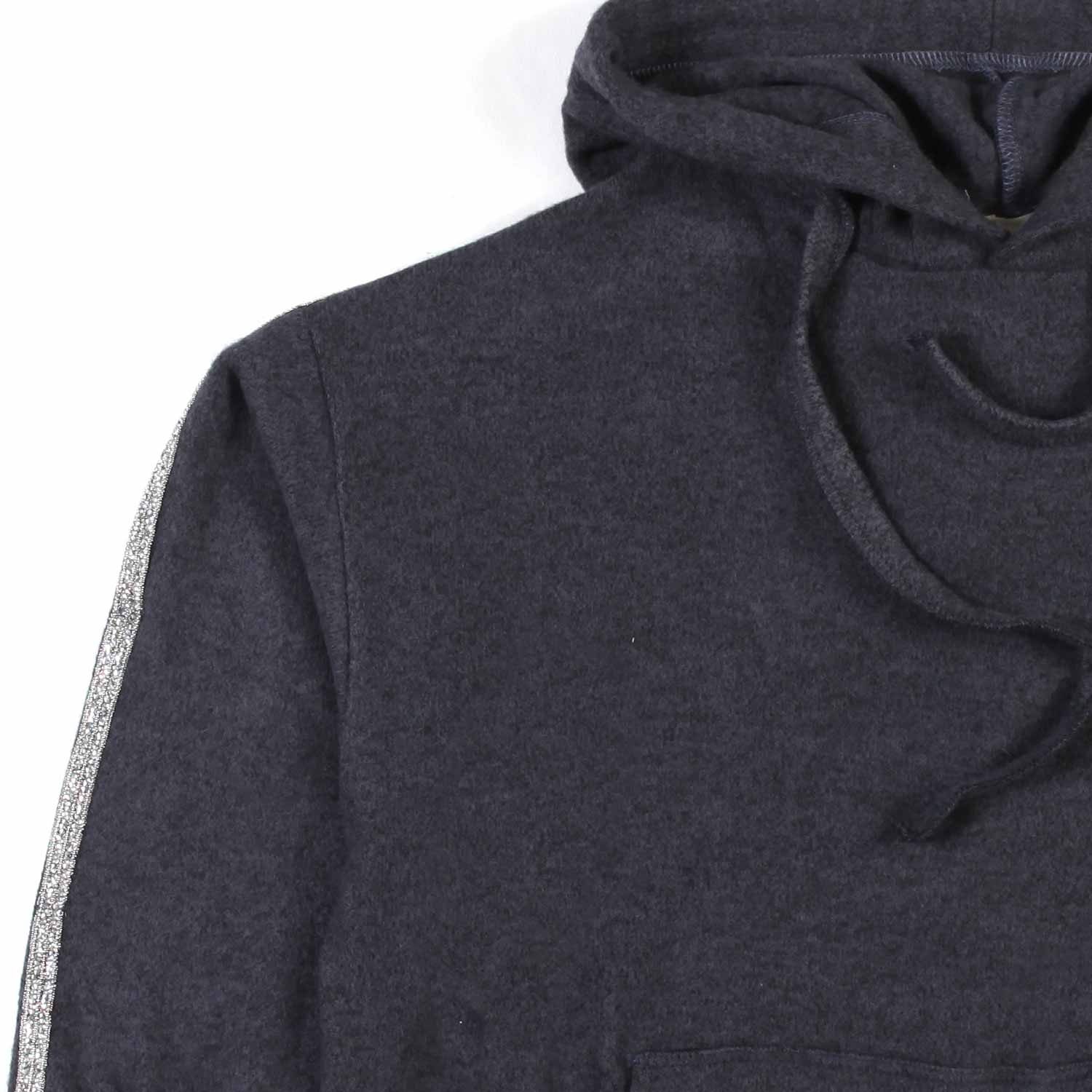 FELPA SOFIA GRIGIO PIOMBO BAMBINA E TEEN - annameglio.com abbigliamento moda