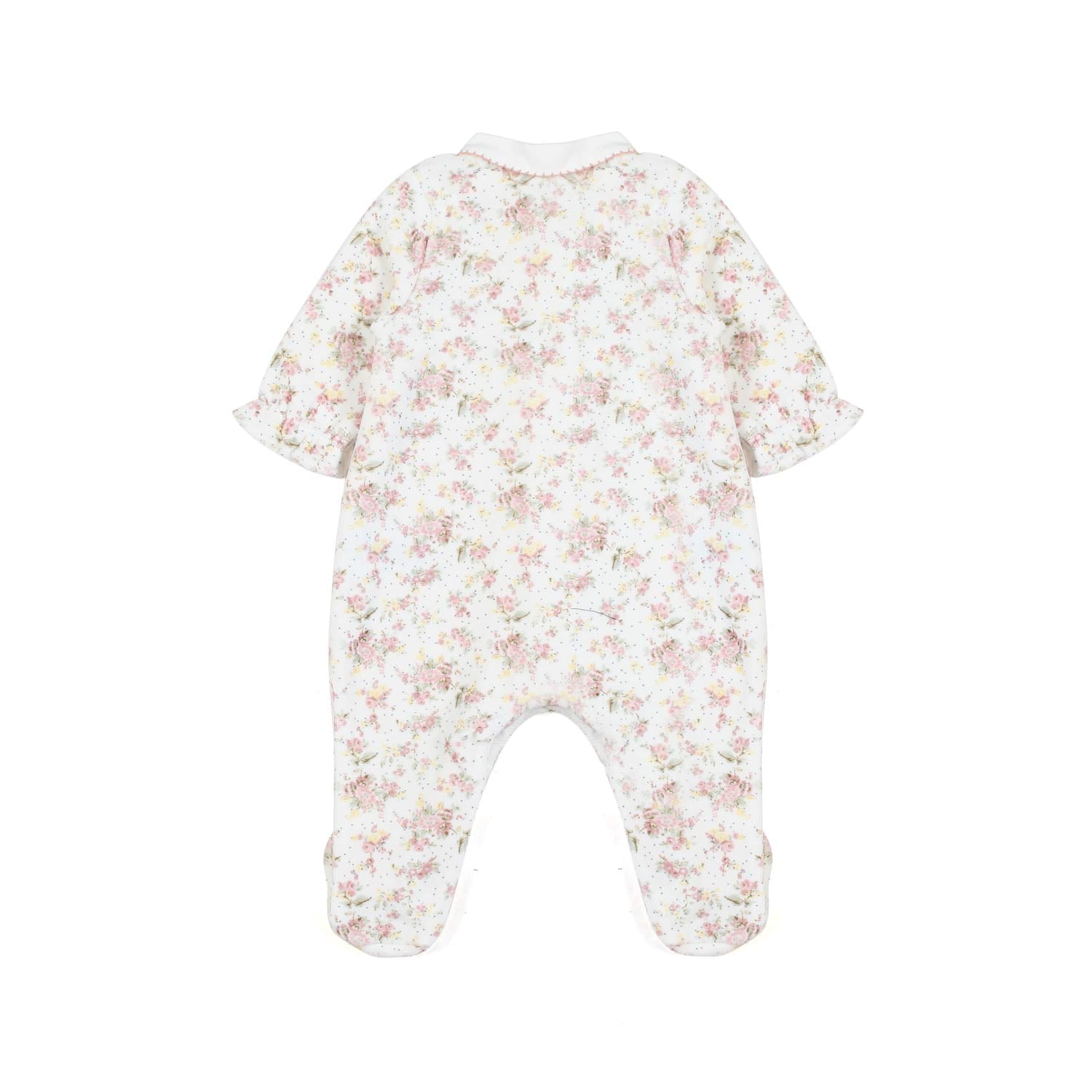 TUTINA FLOREALE BIANCA E MULTICOLOR NEONATA - annameglio.com abbigliamento moda