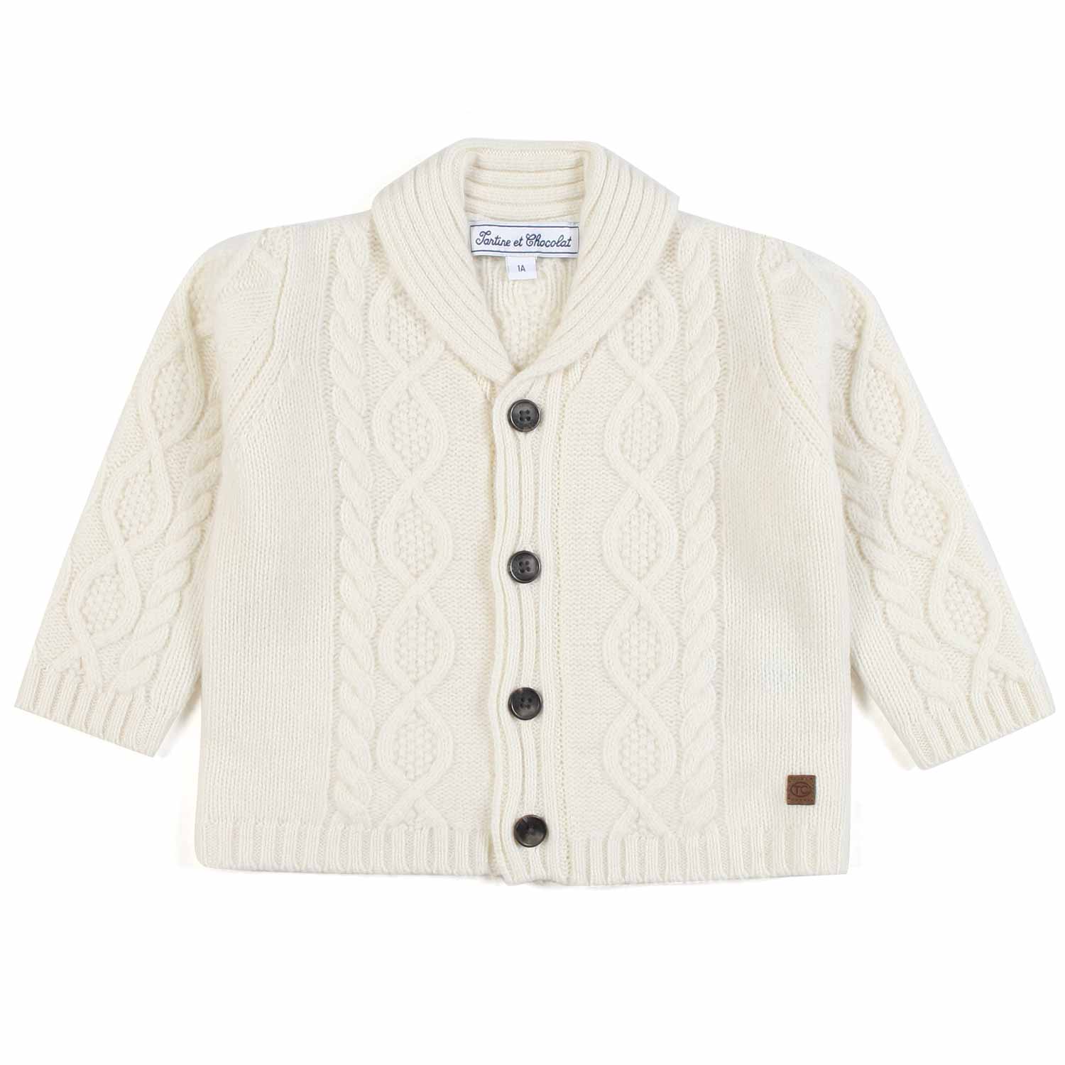 CARDIGAN PANNA BIMBO E NEONATO - annameglio.com abbigliamento moda