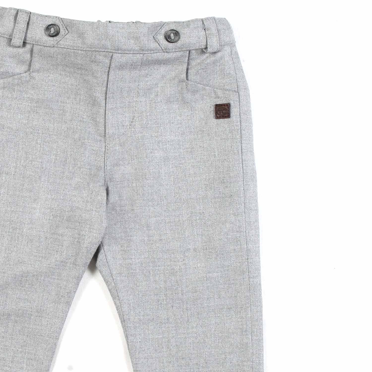 PANTALONE GRIGIO CHIARO BIMBO E NEONATO - annameglio.com abbigliamento moda