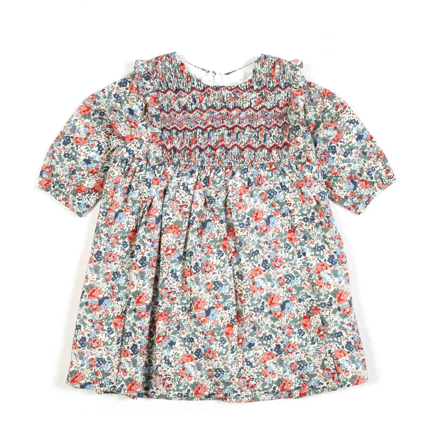 MINI ABITO FANTASIA LIBERTY BIMBA E NEONATA - annameglio.com abbigliamento moda