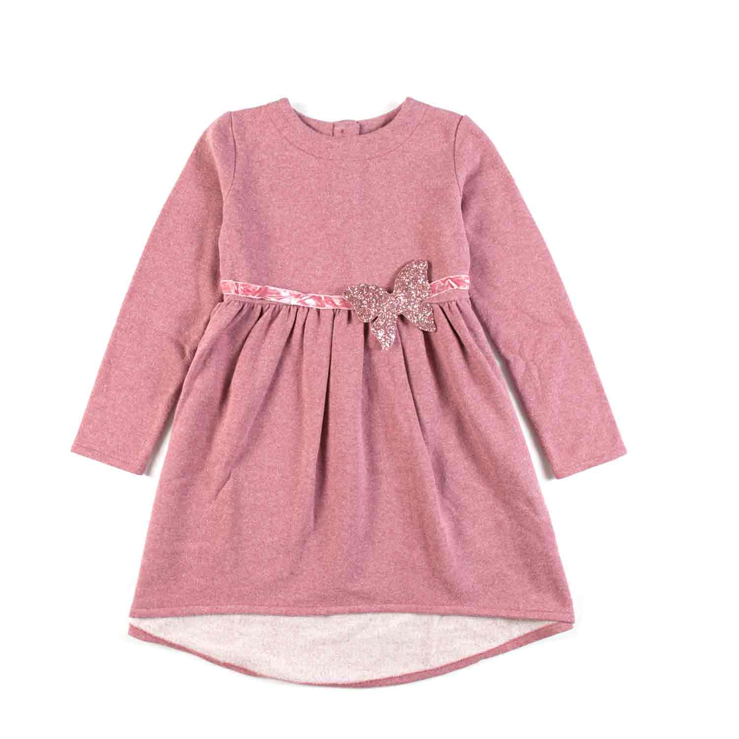ABITO ROSA MOSTO BRILLANTINATO BAMBINA - annameglio.com abbigliamento moda