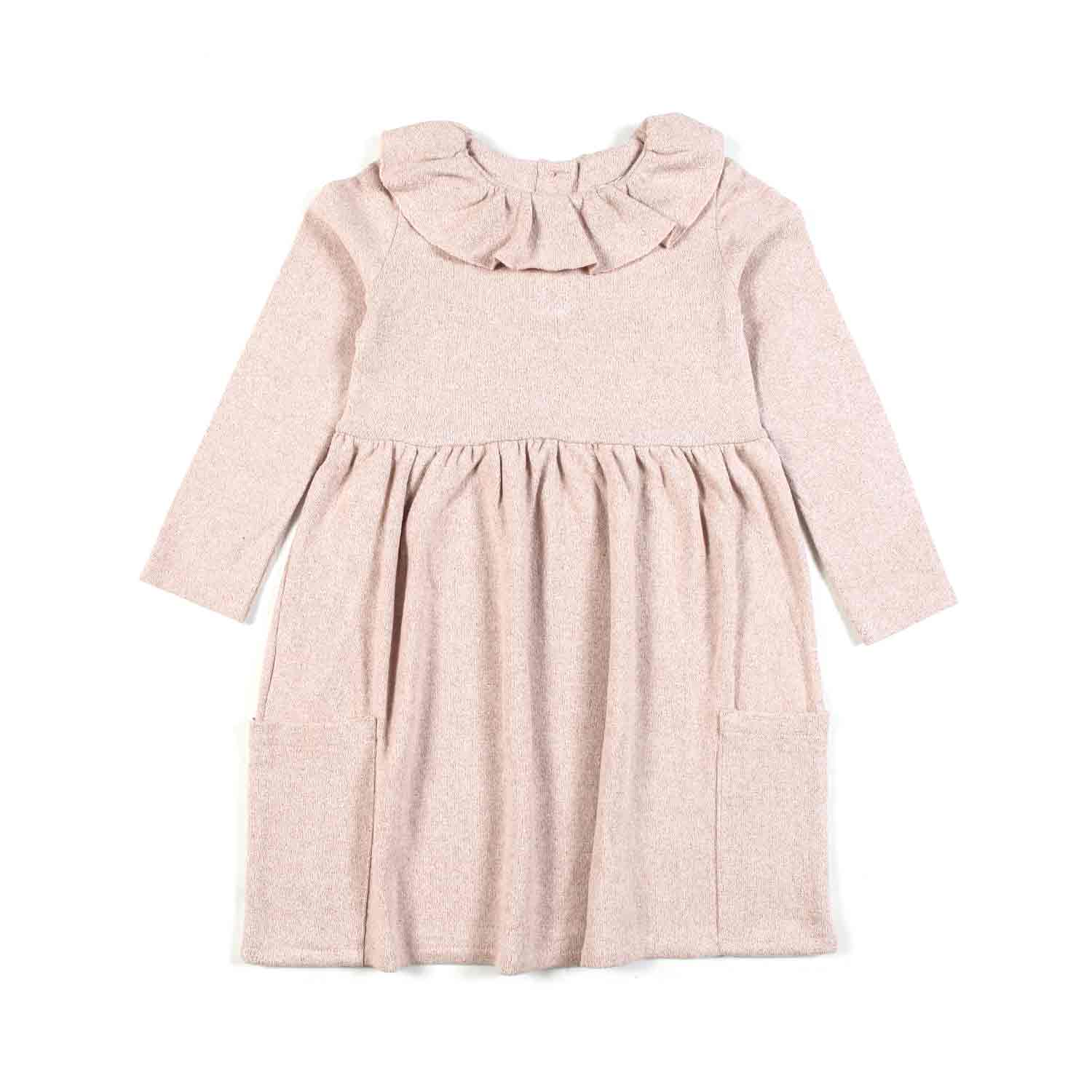 ABITO ROSA PALLIDO E LUREX BAMBINA - annameglio.com abbigliamento moda