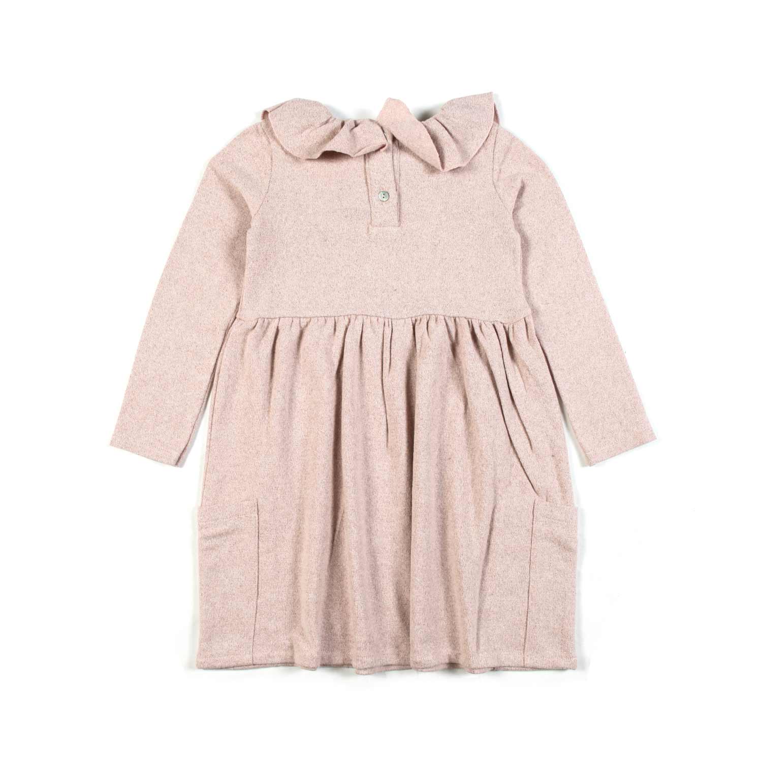 ABITO ROSA PALLIDO E LUREX BAMBINA - annameglio.com abbigliamento moda
