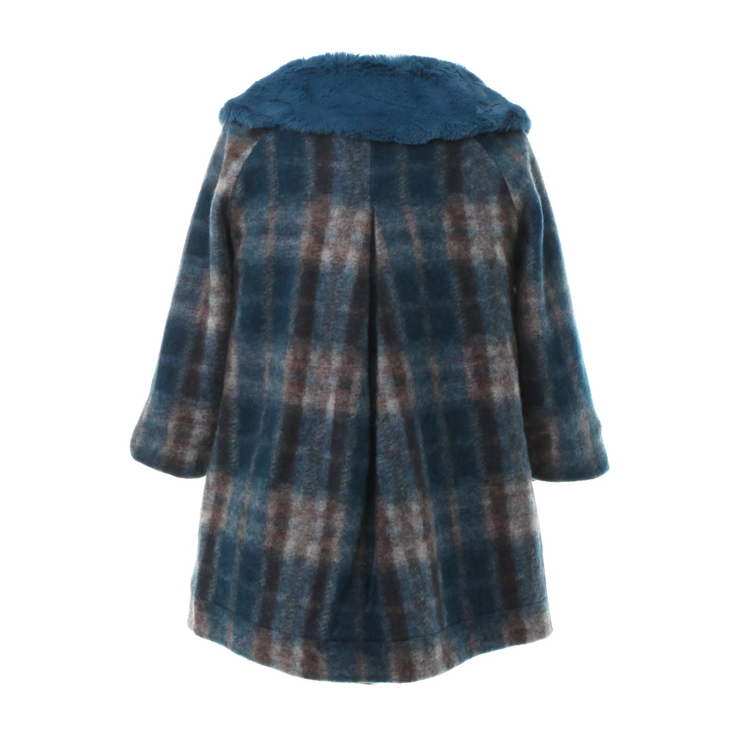 CAPPOTTO TARTAN OTTANIO E GRIGIO BAMBINA - annameglio.com abbigliamento moda