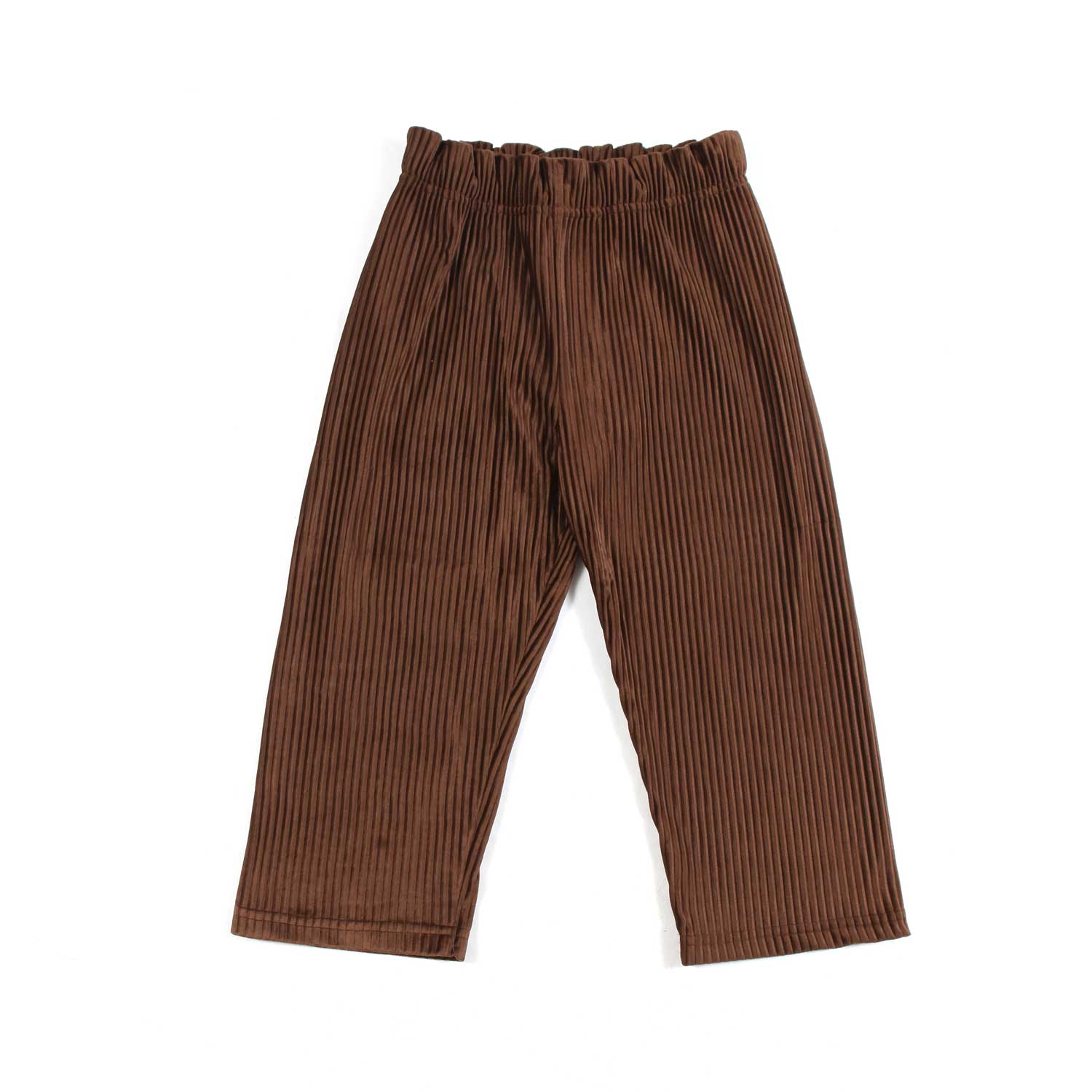 PANTALONE MARRONE CORDUROY BAMBINA E TEEN - annameglio.com abbigliamento moda