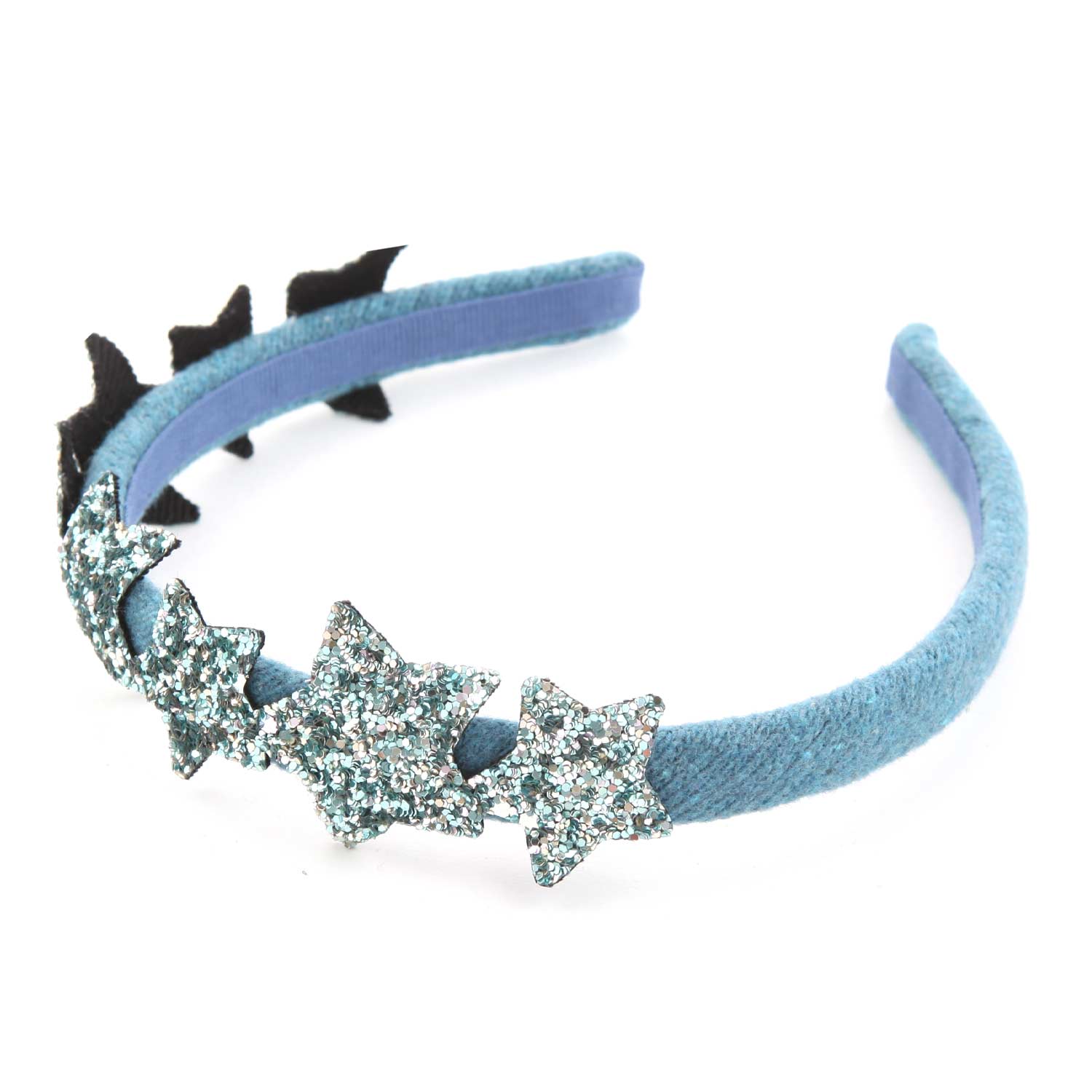 CERCHIETTO OTTANIO CON STELLE STRASS TURCHESI - annameglio.com abbigliamento moda