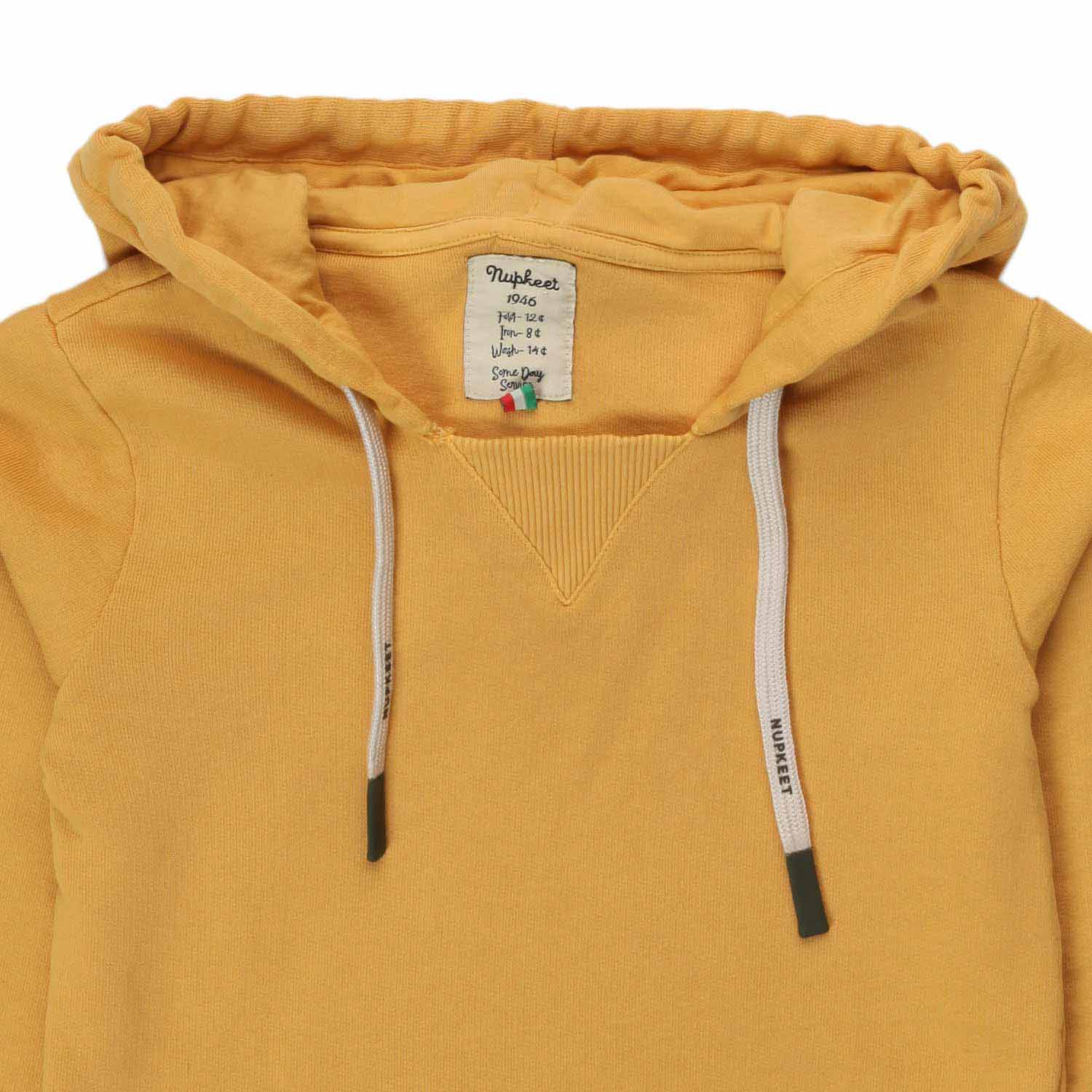 FELPA TADDEO GIALLO SENAPE BAMBINO E TEENAGER - annameglio.com abbigliamento moda