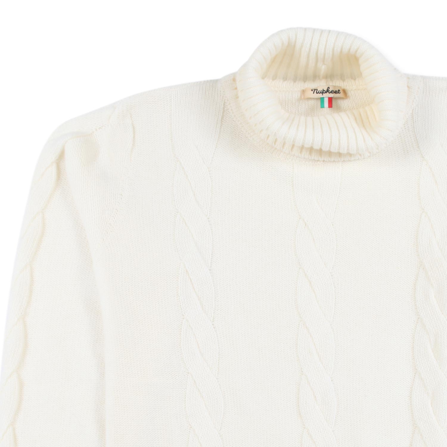 MAGLIONE DOLCEVITA RENZO PANNA UNISEX - annameglio.com abbigliamento moda